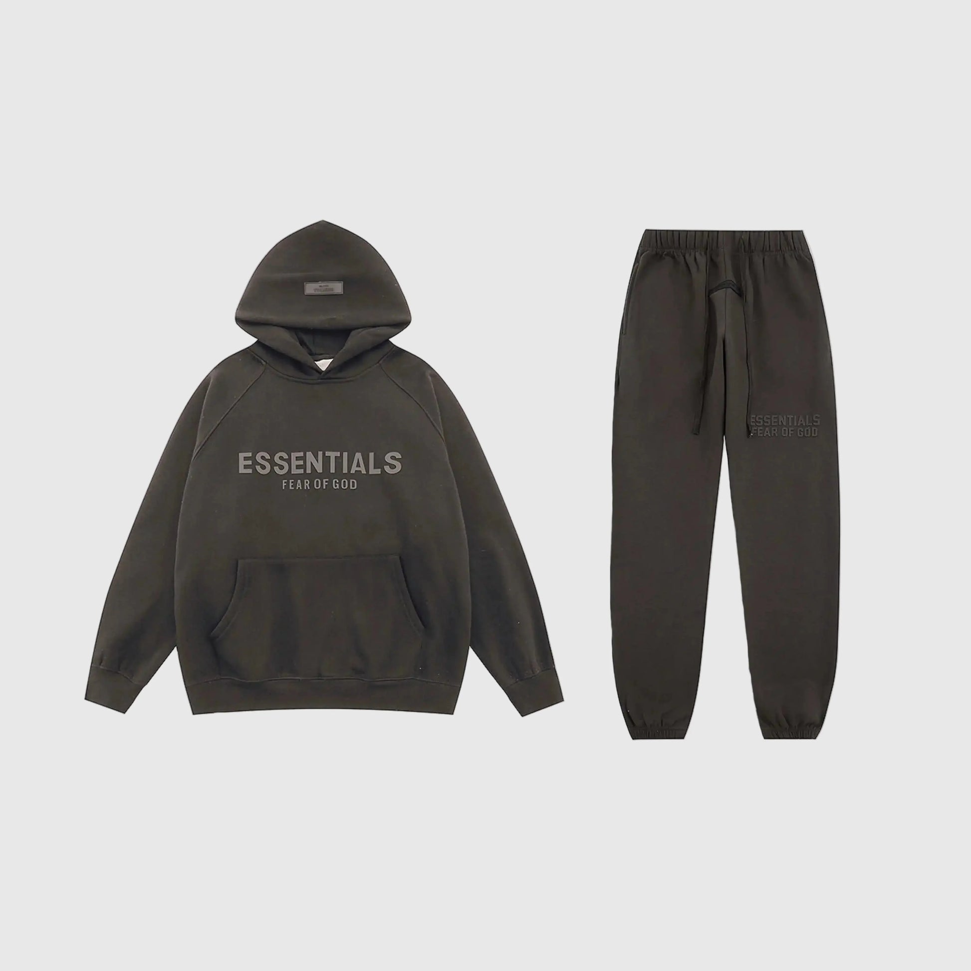 Essentials ink everyday comfort fleece tracksuit set with relaxed fit by Fear Of God