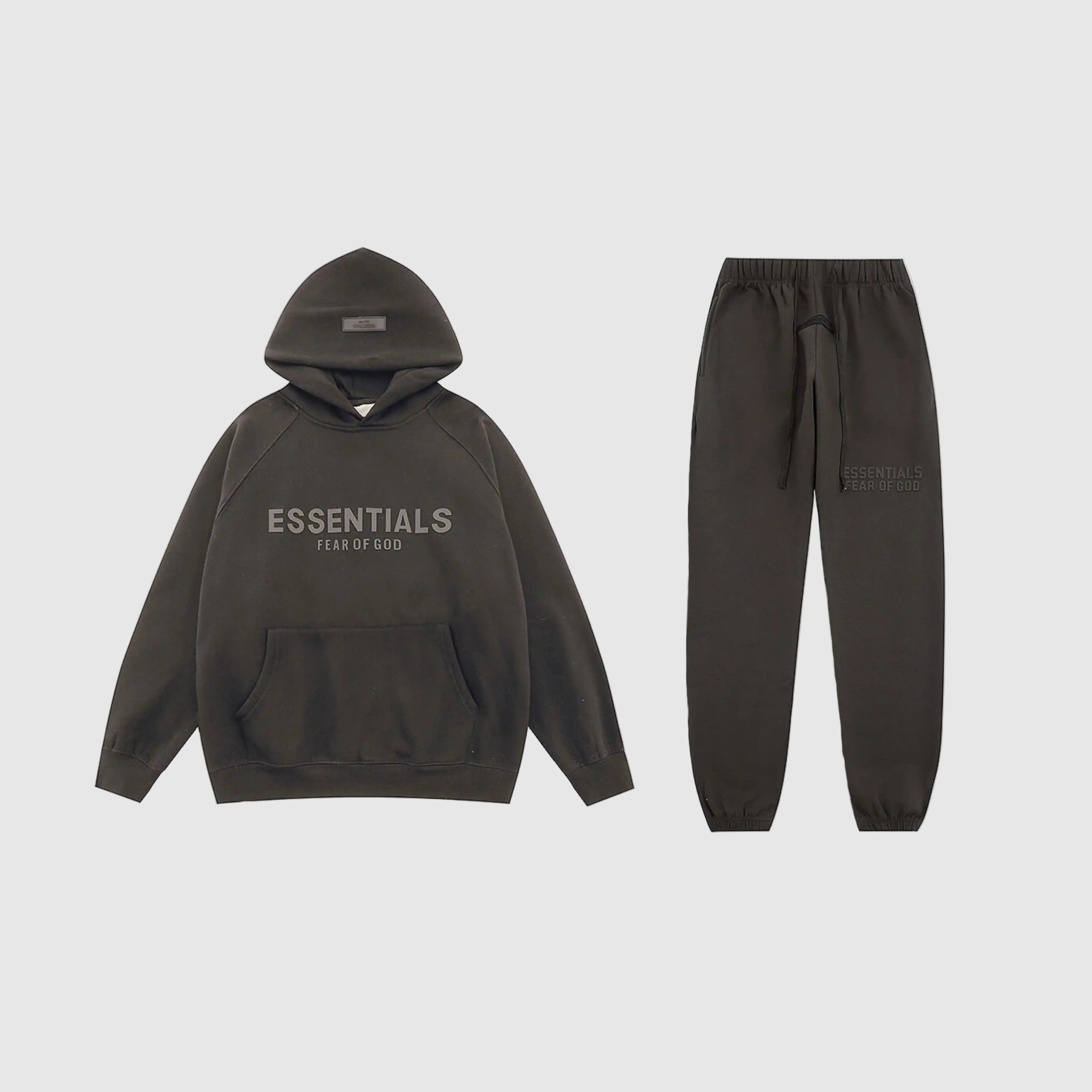 FEAR OF GOD Hooded Pure ESSENTIALS Clothing Ink Tracksuit 1