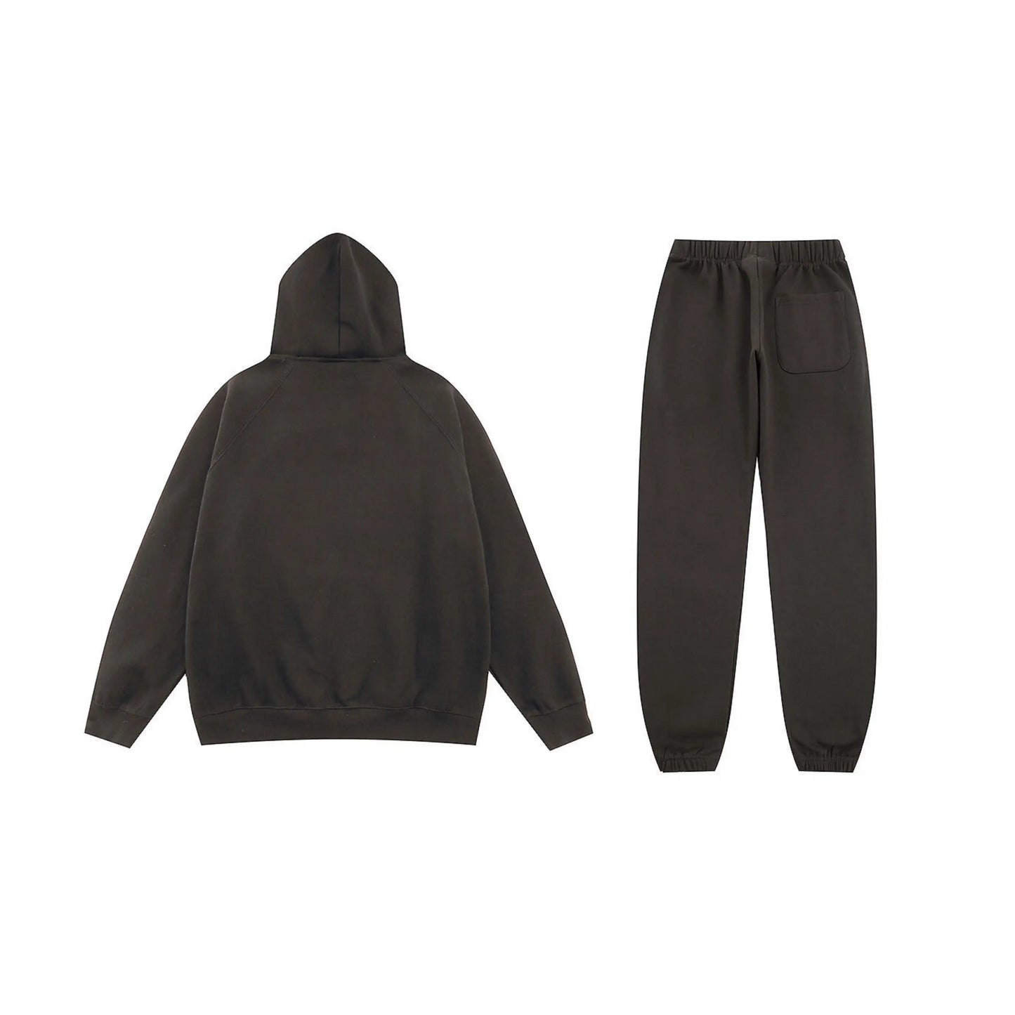 Essentials ink everyday comfort fleece hoodie with soft interior detail by Fear Of God