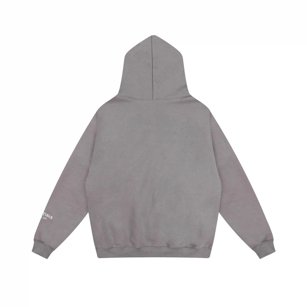FEAR OF GOD Hooded Stylish ESSENTIALS Clothing Dusty Grey Long Sleeve Tracksuit 4