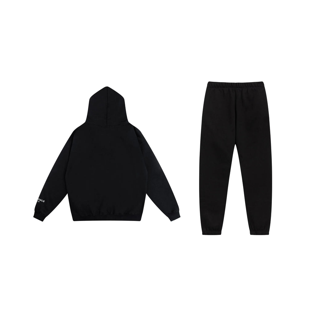 FEAR OF GOD New Stylish Hooded ESSENTIALS Clothing Black Long Sleeve Tracksuit 2