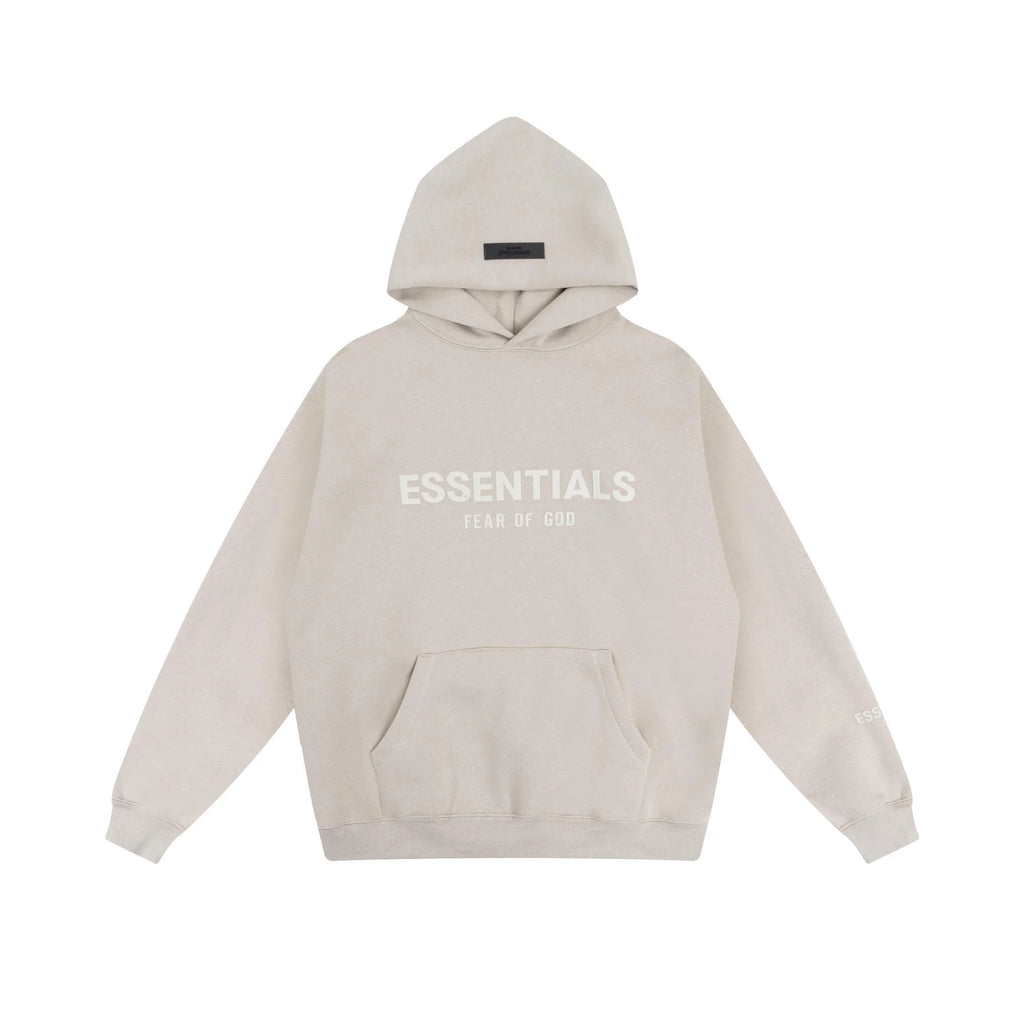 FEAR OF GOD Pure Light ESSENTIALS Clothing Oatmeal Long Sleeve Tracksuit 3