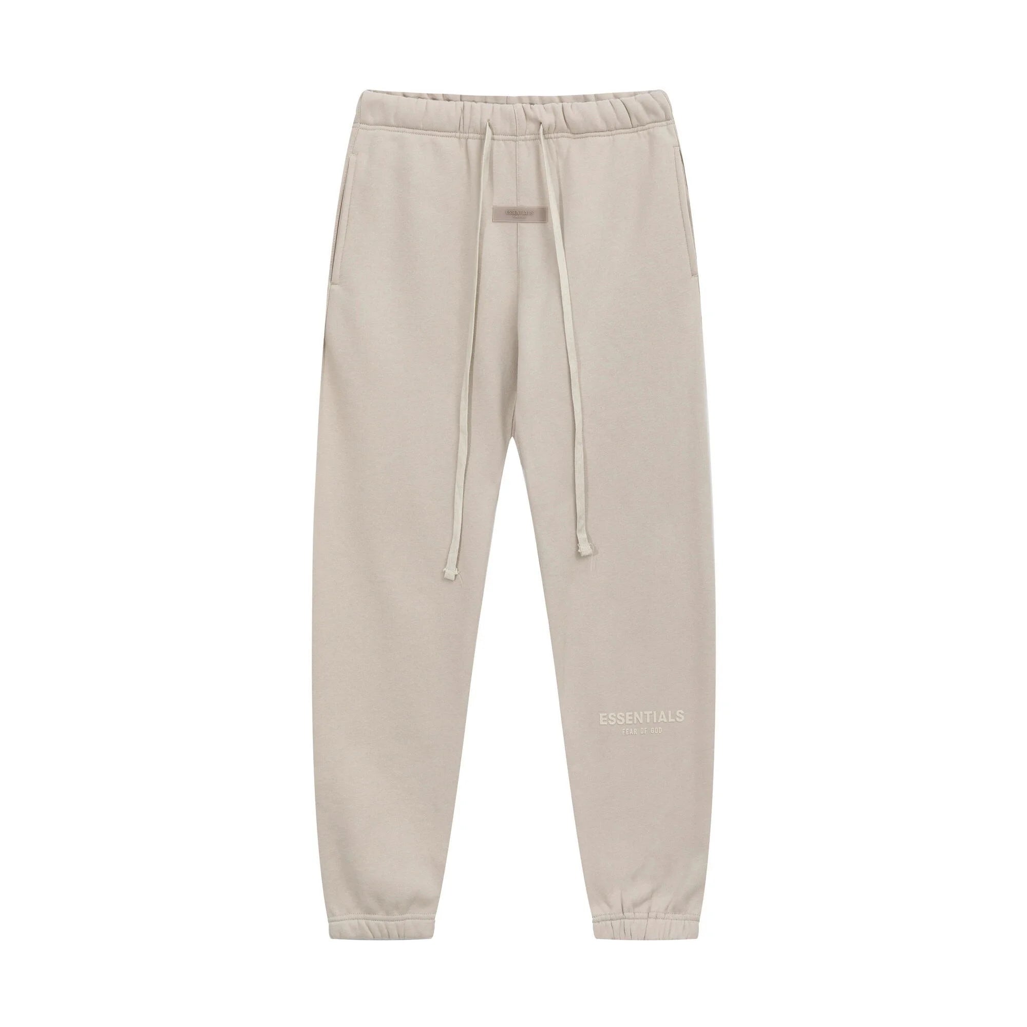 FEAR OF GOD Pure Light ESSENTIALS Clothing Oatmeal Long Sleeve Tracksuit 5