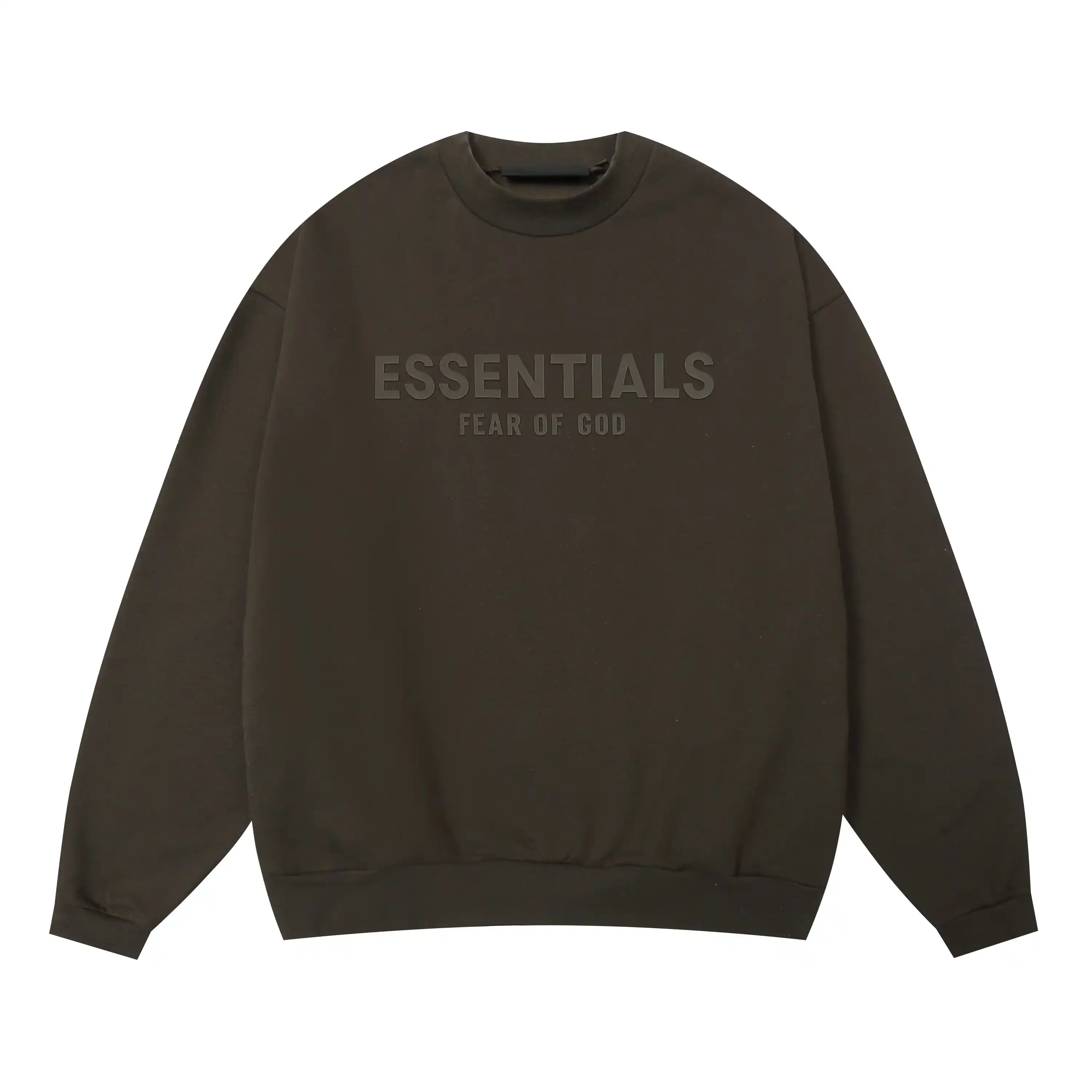 FEAR OF GOD Stylish ESSENTIALS Clothing English Walnut Longsleeve Tracksuit 3