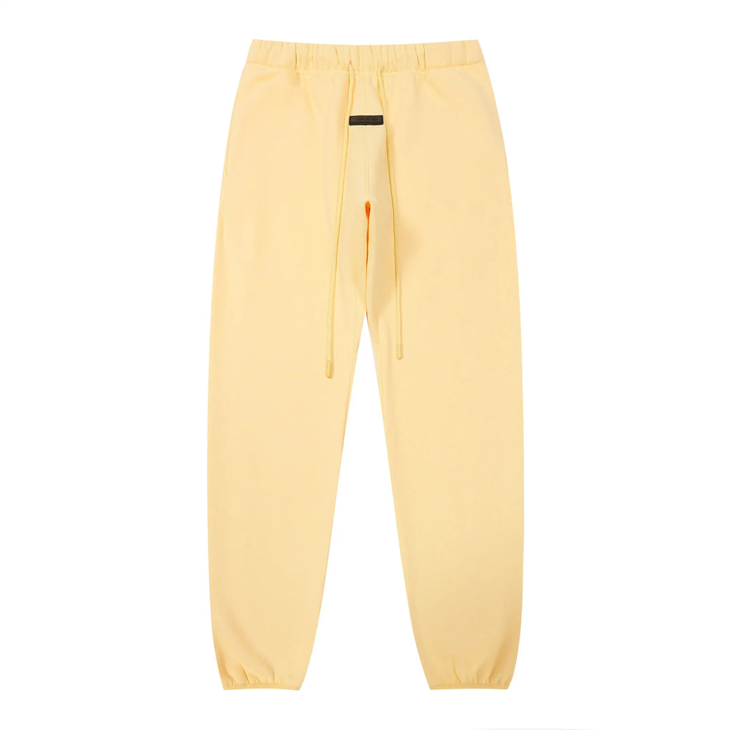 FEAR OF GOD Stylish ESSENTIALS Clothing Garden Yellow Longsleeve Tracksuit 5