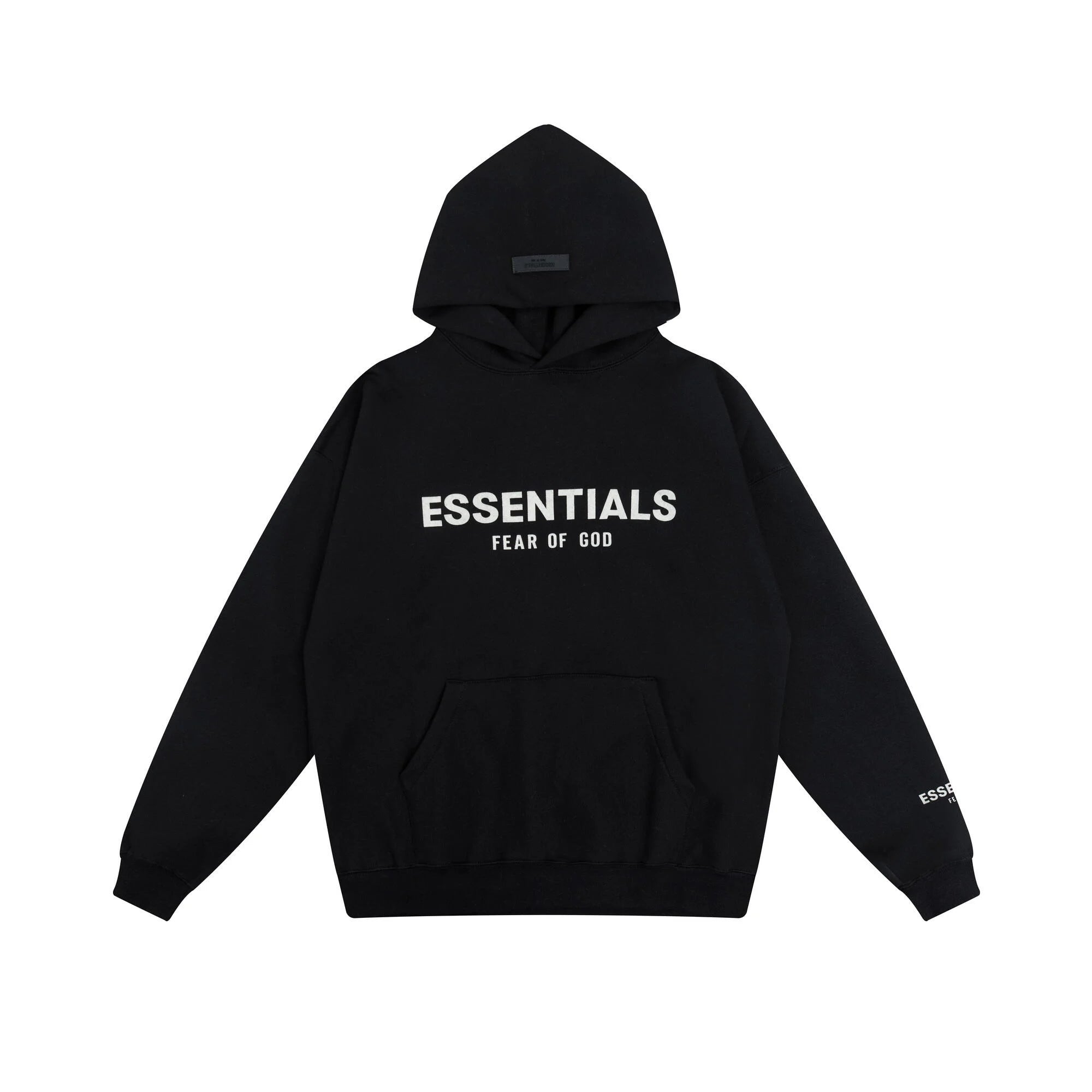 FEAR OF GOD Stylish Hooded ESSENTIALS Clothing Black Long Sleeve Tracksuit 3