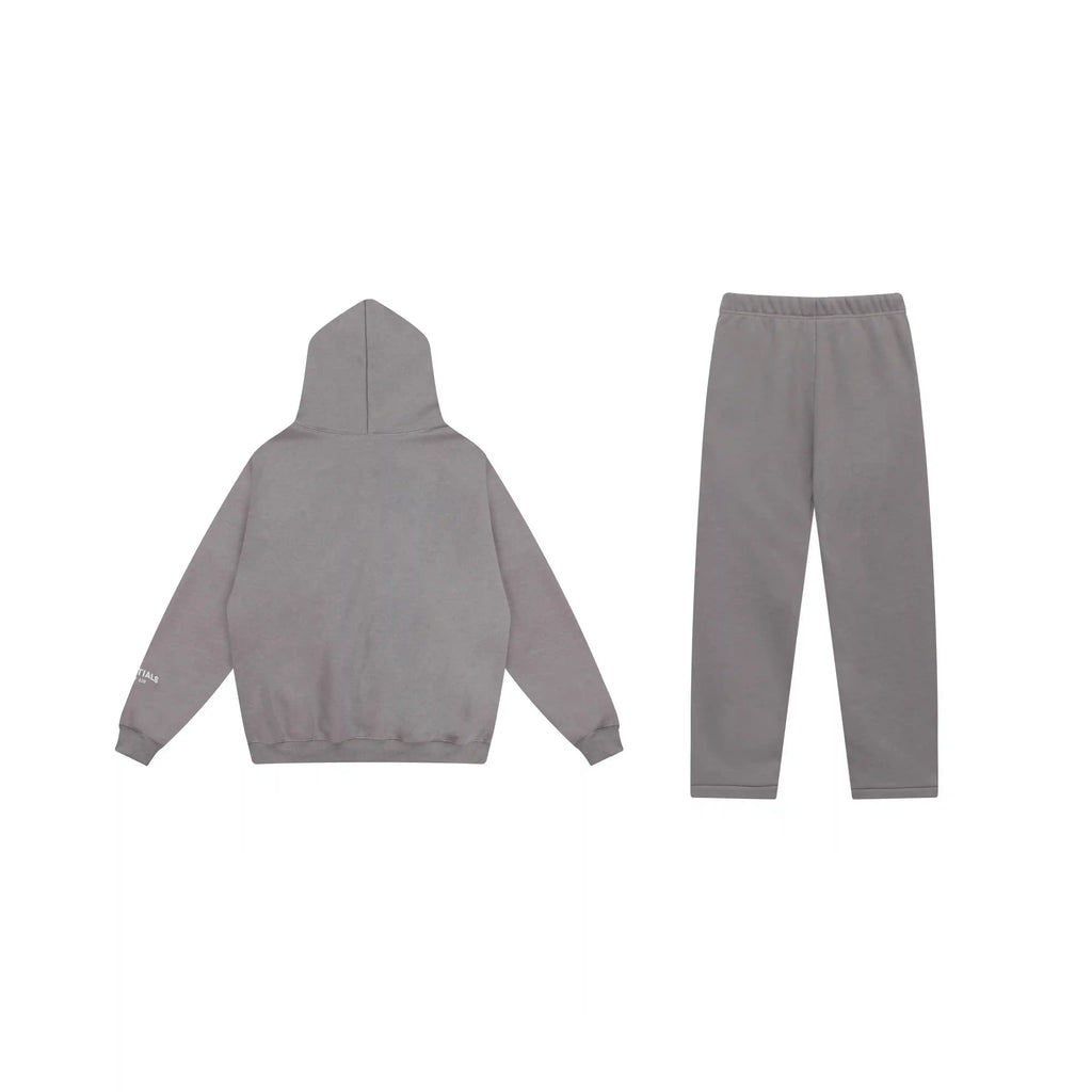 FEAR OF GOD Stylish Hooded ESSENTIALS Clothing Dusty Grey Tracksuit 2