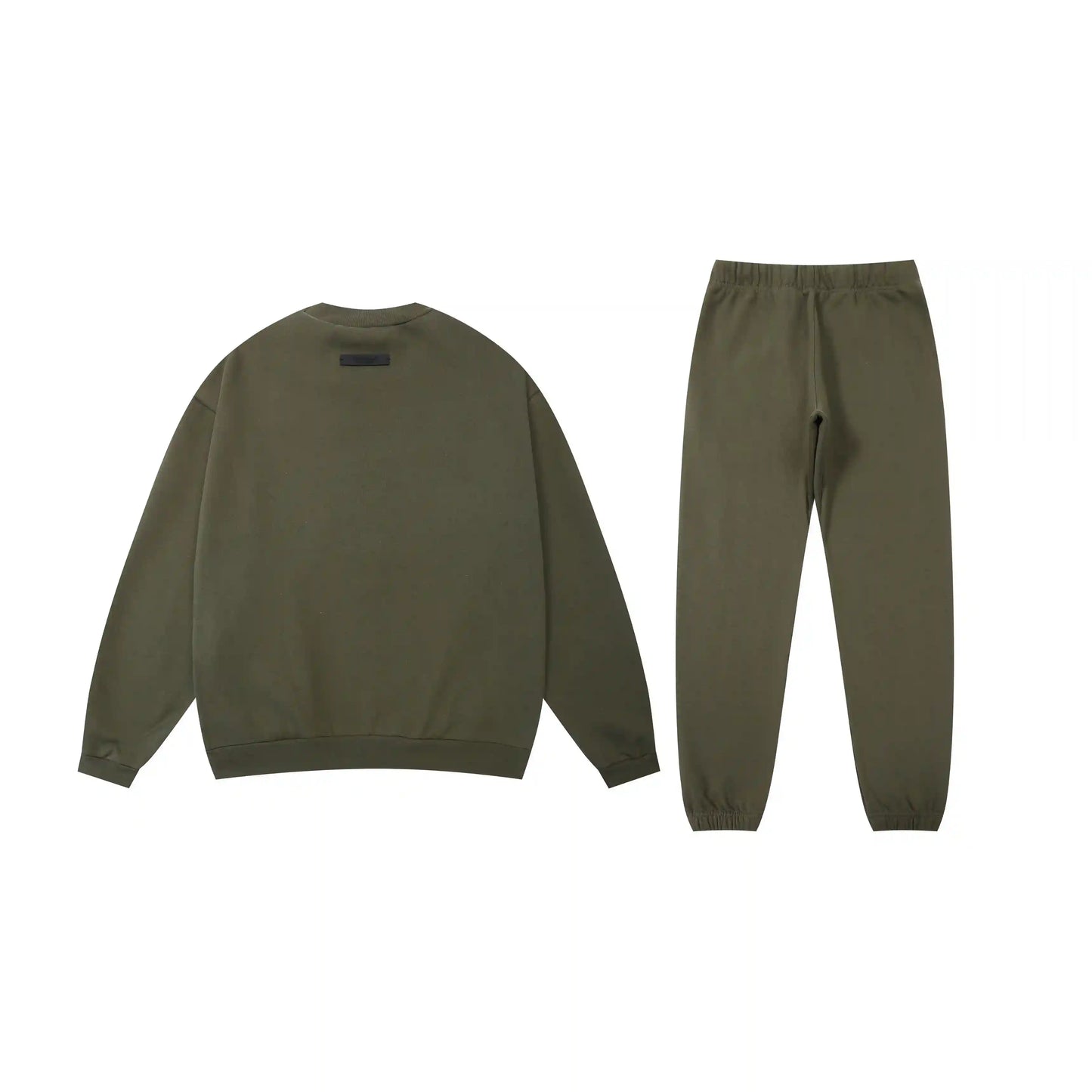 Essentials hemlock relaxed comfort fleece hoodie with soft interior detail by Fear Of God