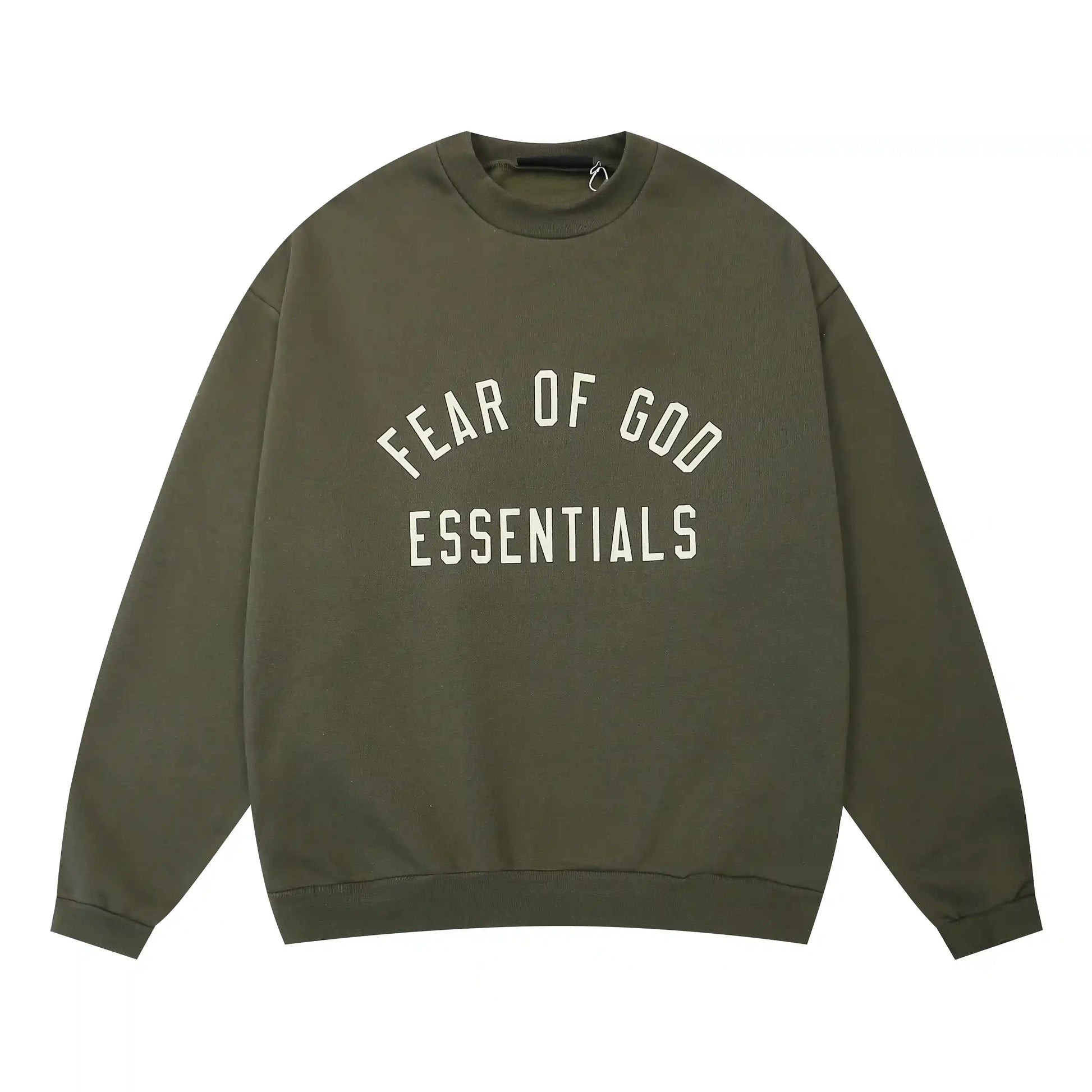 Essentials hemlock relaxed comfort fleece joggers with elastic waistband by Fear Of God