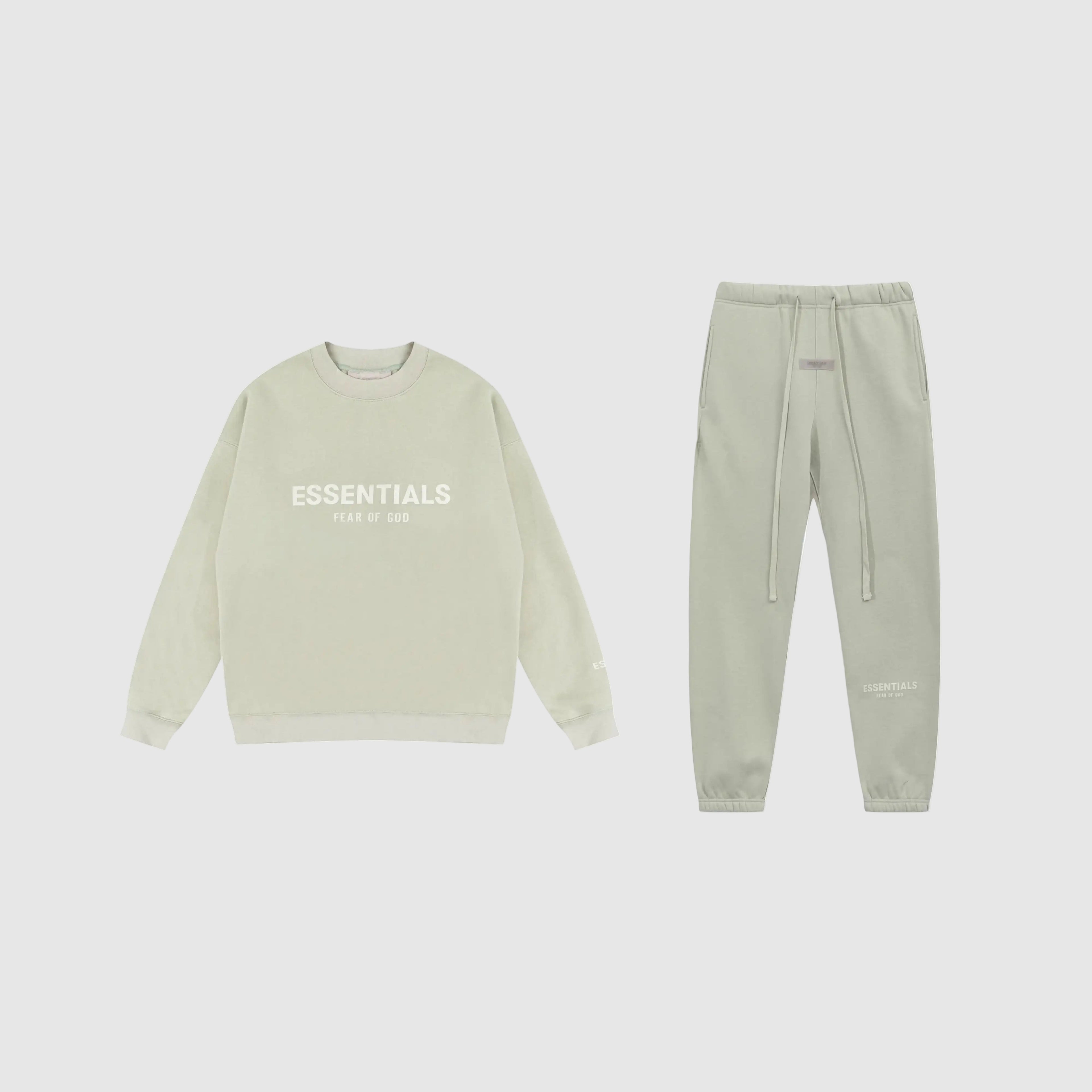 FOG ESSENTIALS Clothing Ash Grey Long Sleeve New Tracksuit 1
