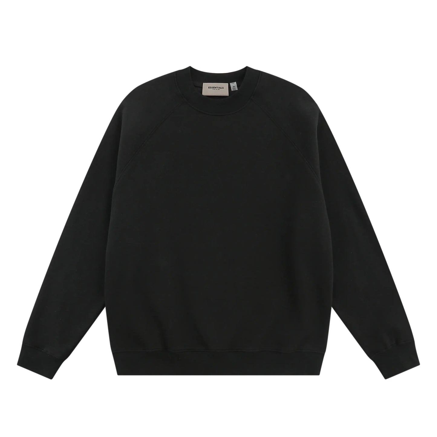 Essentials black daily versatile fleece joggers with elastic waistband comfort by Fear Of God