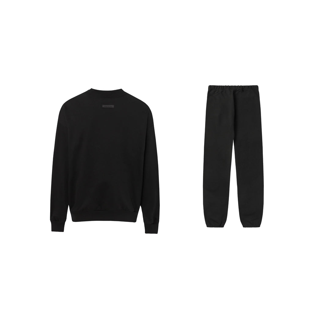 FOG ESSENTIALS Clothing Black Longsleeve Tracksuit 2