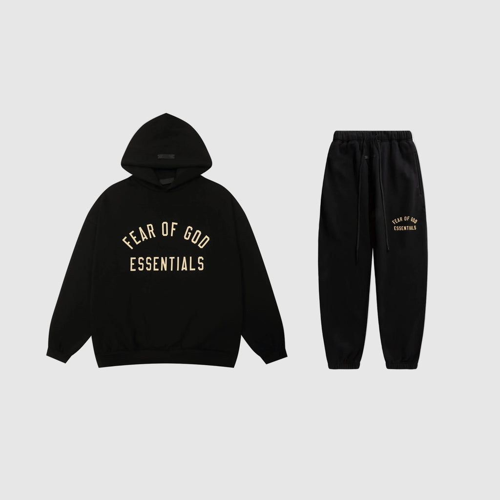 FOG ESSENTIALS Clothing Black Tracksuit 1
