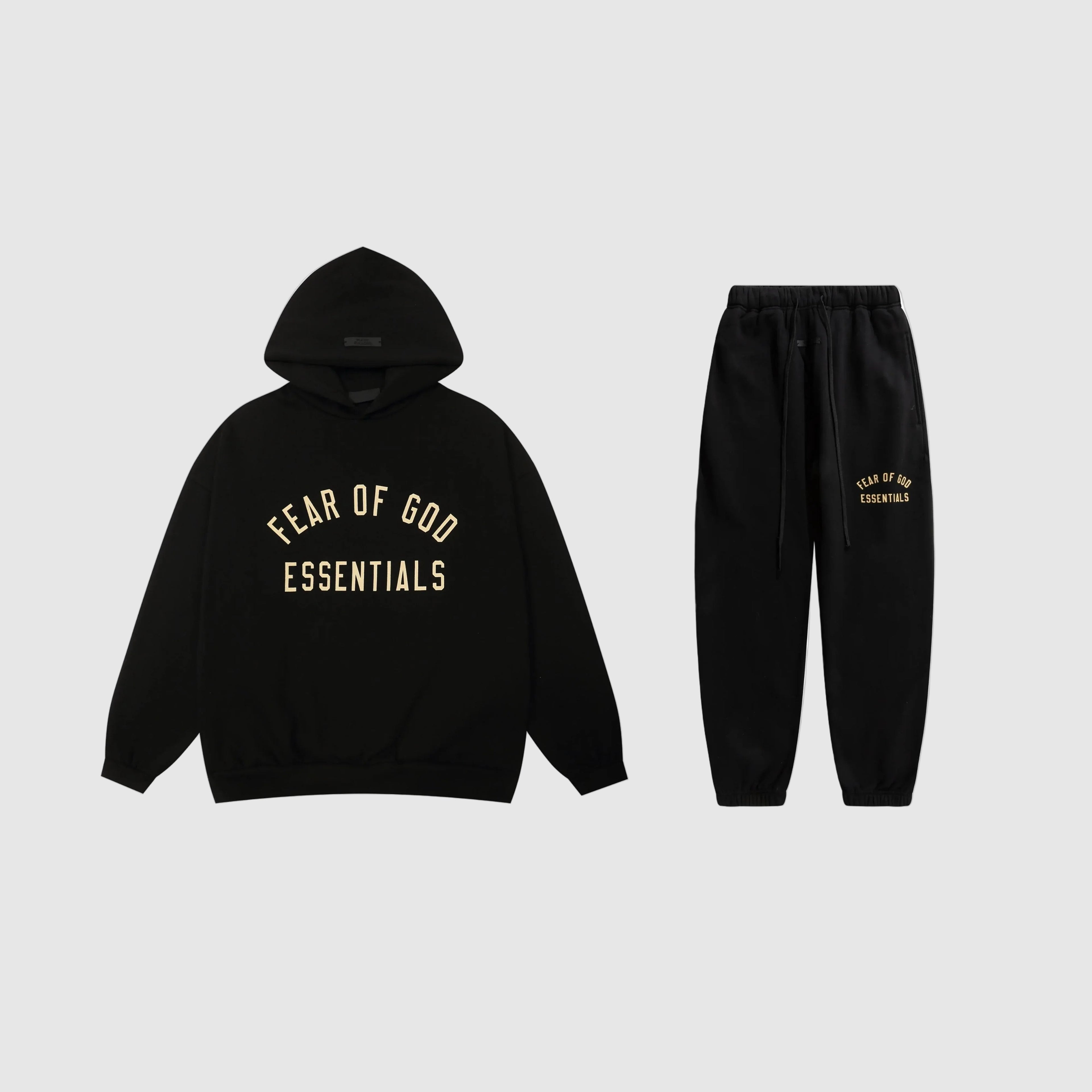 FOG ESSENTIALS Clothing Black Tracksuit 1