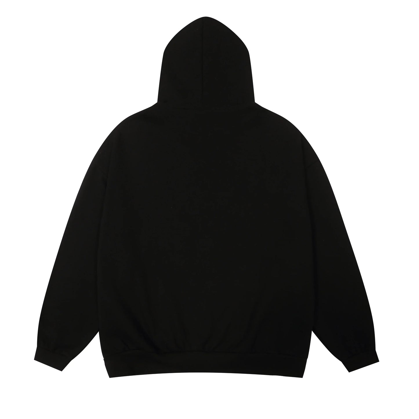 Black Essentials joggers soft-touch rubberized logo on leg close-up