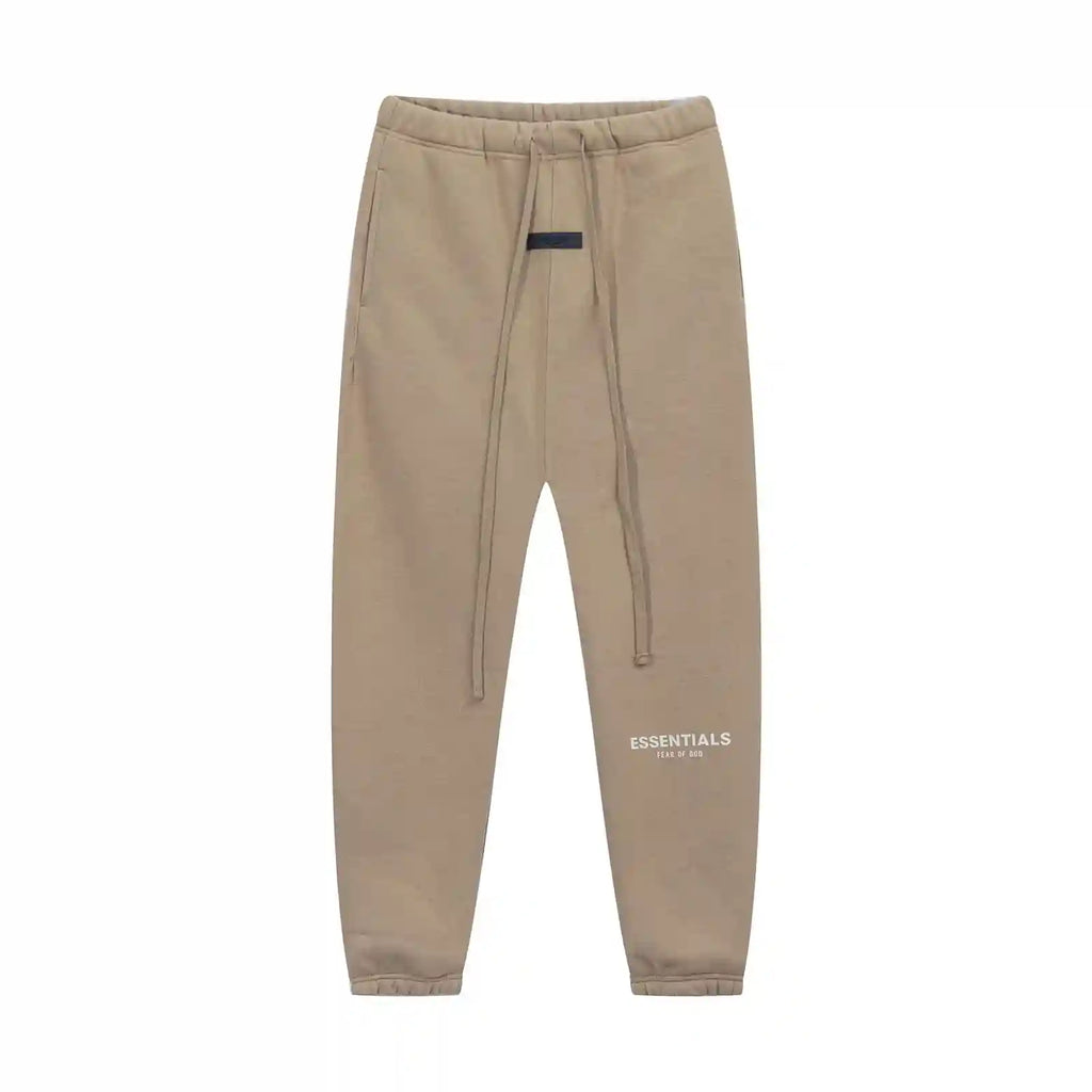 FOG ESSENTIALS Clothing Dark Beige Hooded Tracksuit 5