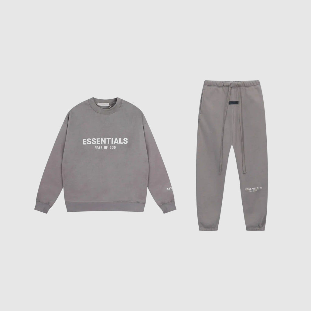 FOG ESSENTIALS Clothing Dusty Grey New Long Sleeve Tracksuit 1
