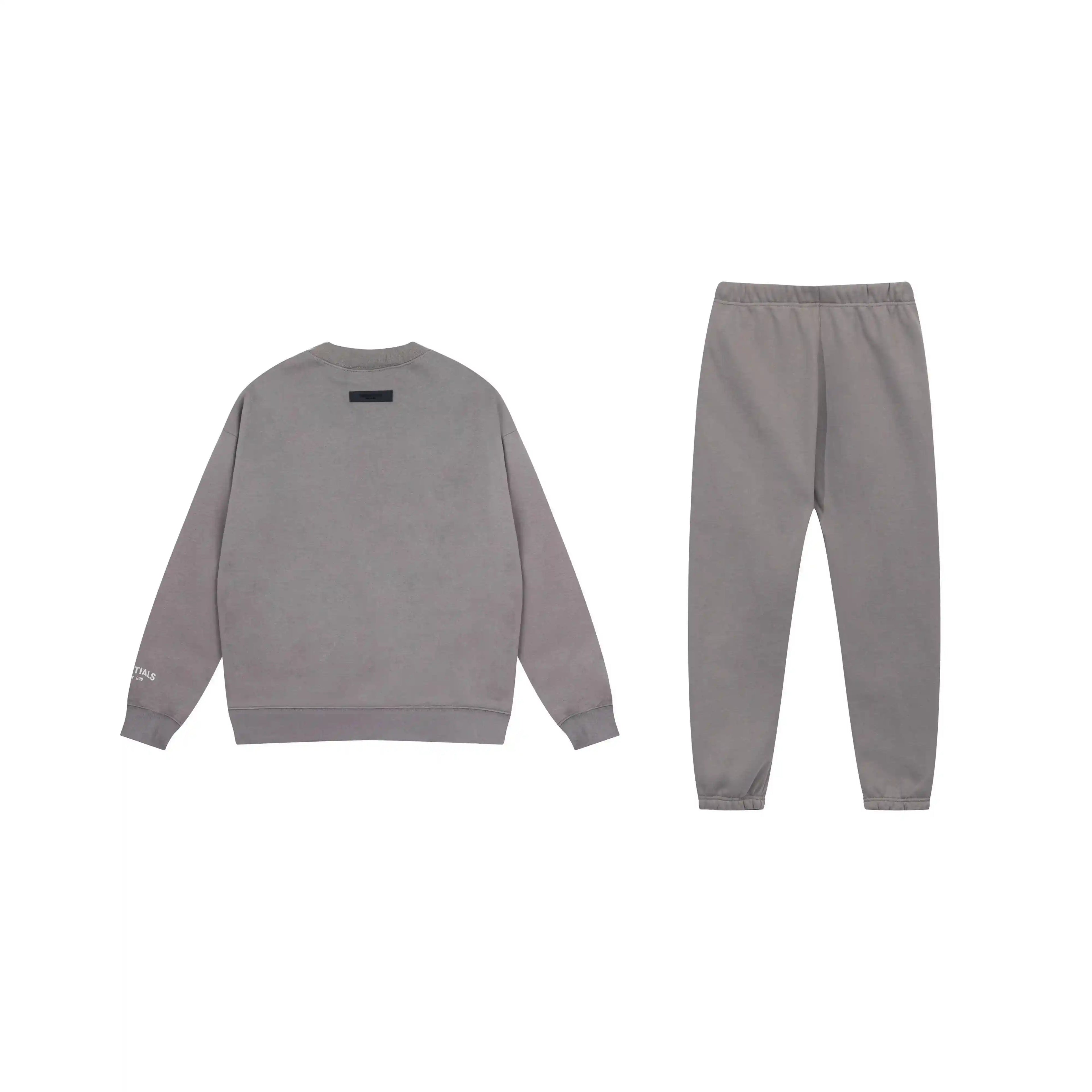FOG ESSENTIALS Clothing Dusty Grey New Long Sleeve Tracksuit 2