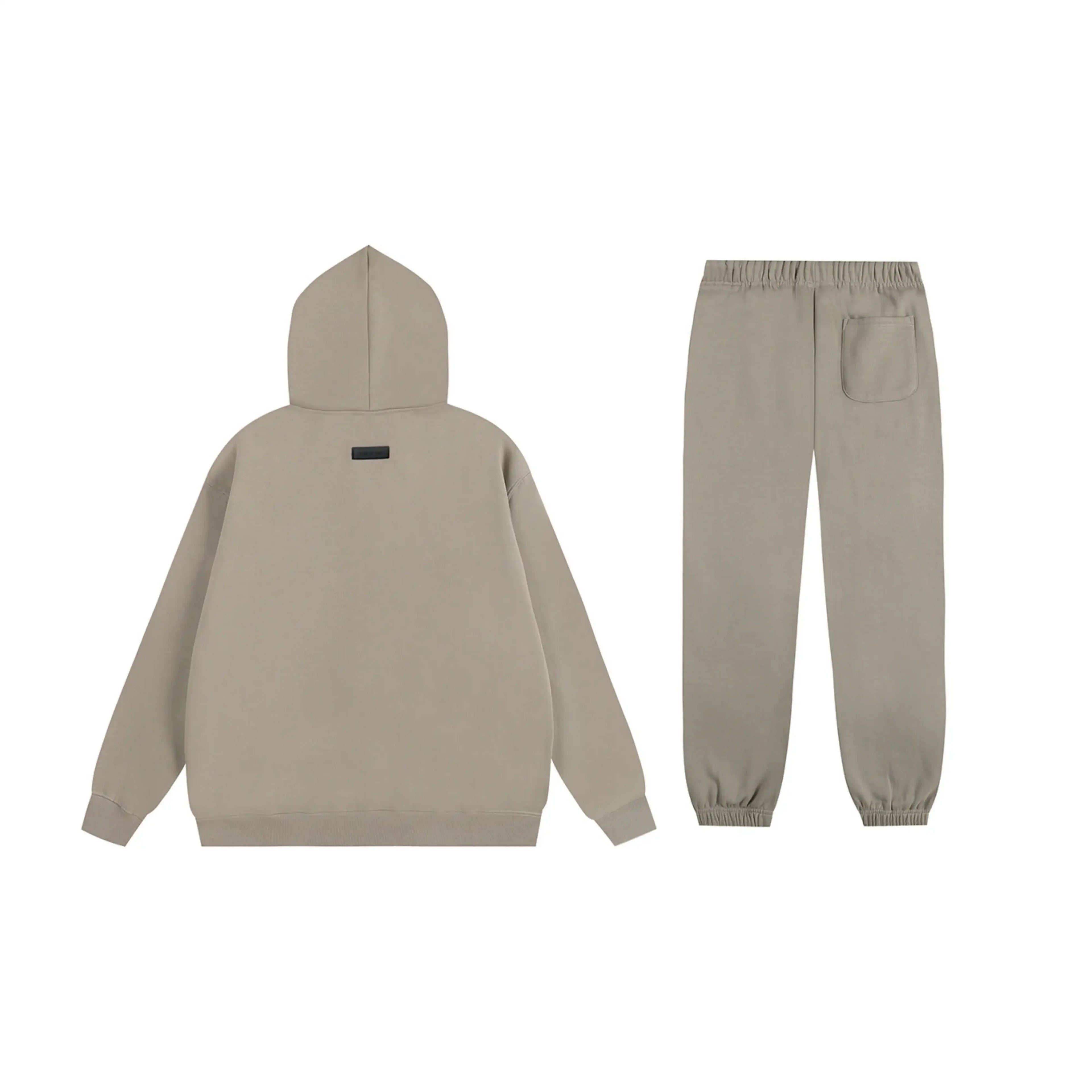 FOG ESSENTIALS Clothing Heathered Grey Long Sleeve Tracksuit 2