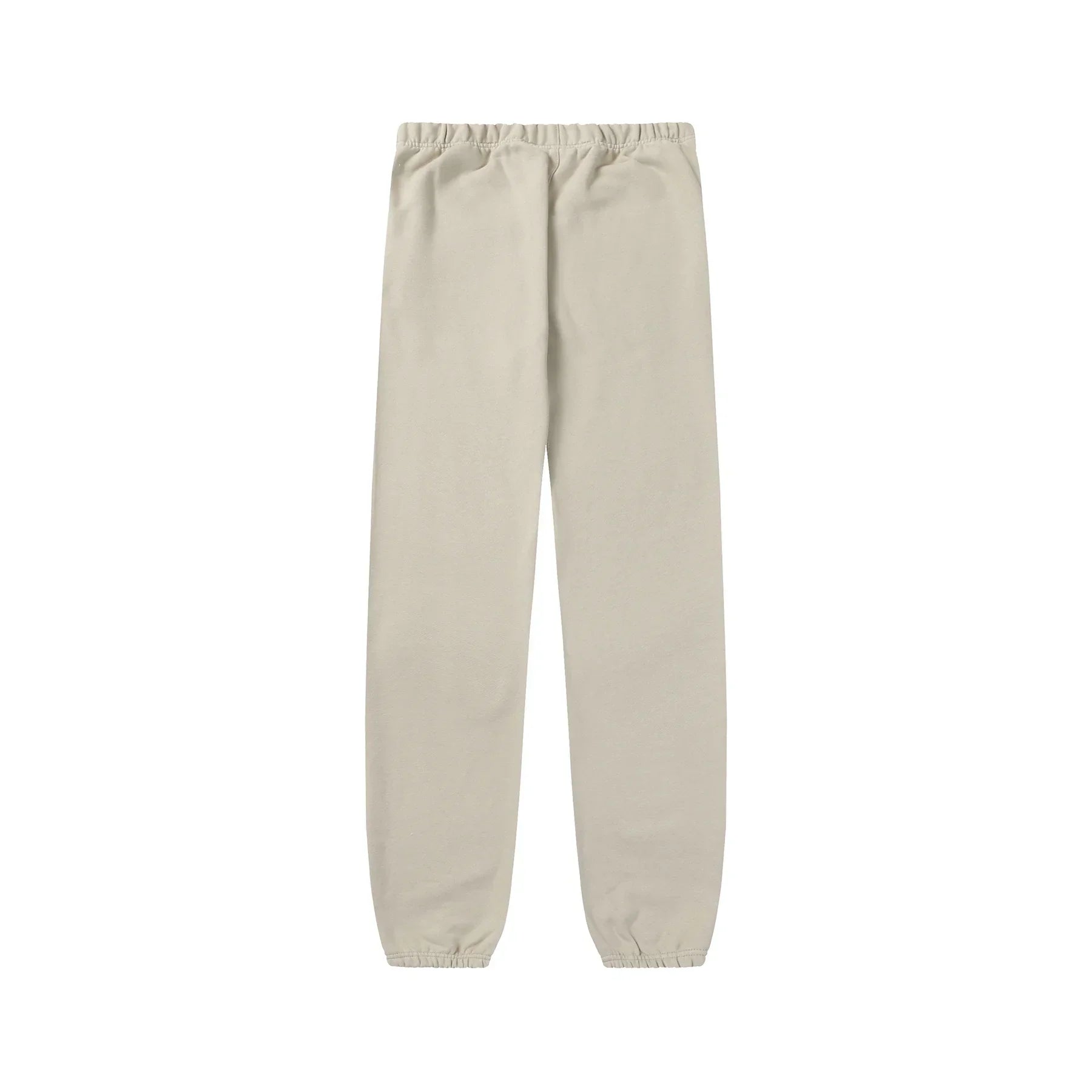 Heathered grey Essentials joggers elastic ankle hem detail