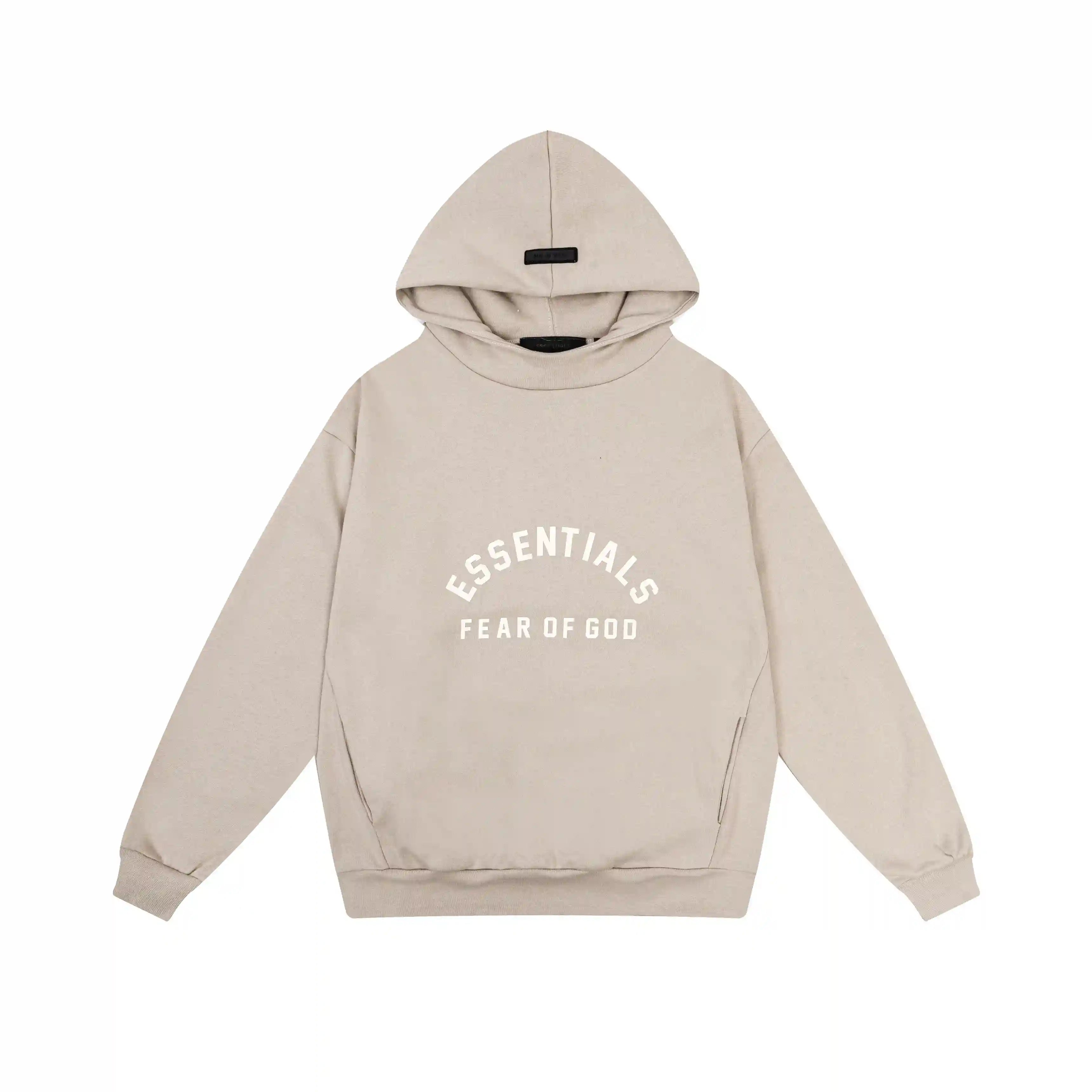 FOG ESSENTIALS Clothing Oatmeal Tracksuit 3