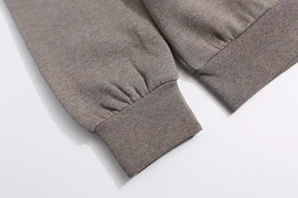 FOG Essentials Dark Heathered Oatmeal Hoodie