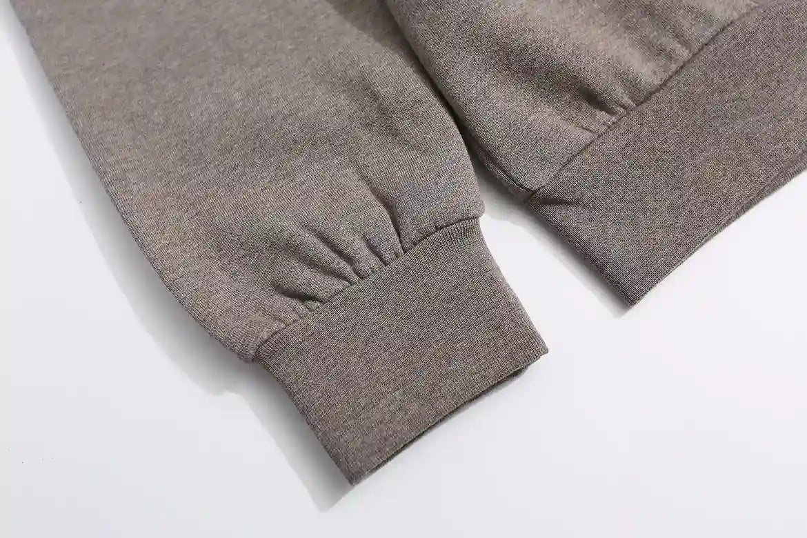 FOG Essentials Dark Heathered Oatmeal Hoodie