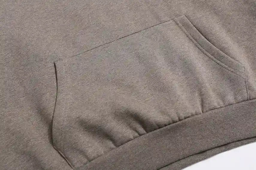 FOG Essentials Dark Heathered Oatmeal Hoodies