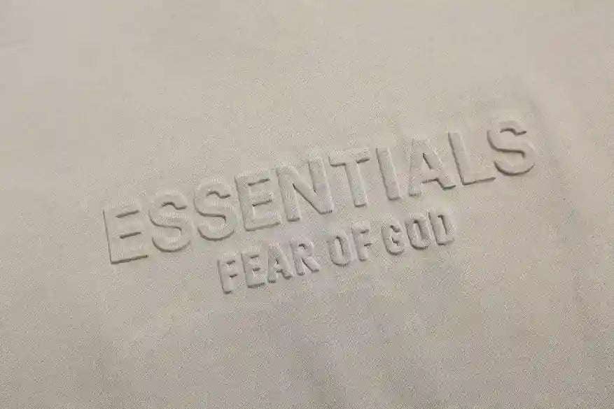 FOG Essentials Zip Heathered Gray Hoodie