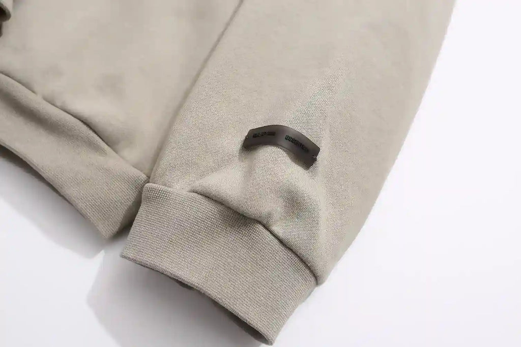 FOG Essentials Zip Heathered Gray Hoodies