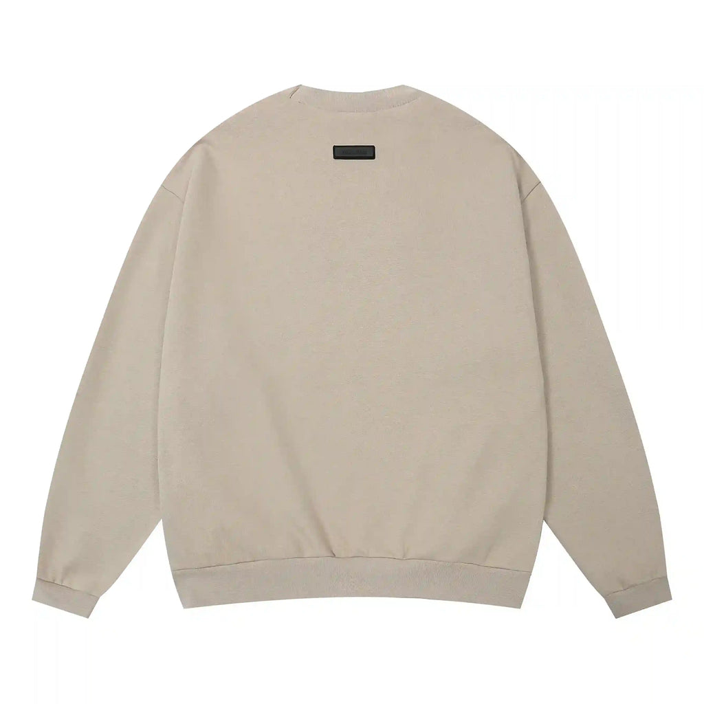 FOG Heathered Grey Sweatshirt Essentials Clothing Back