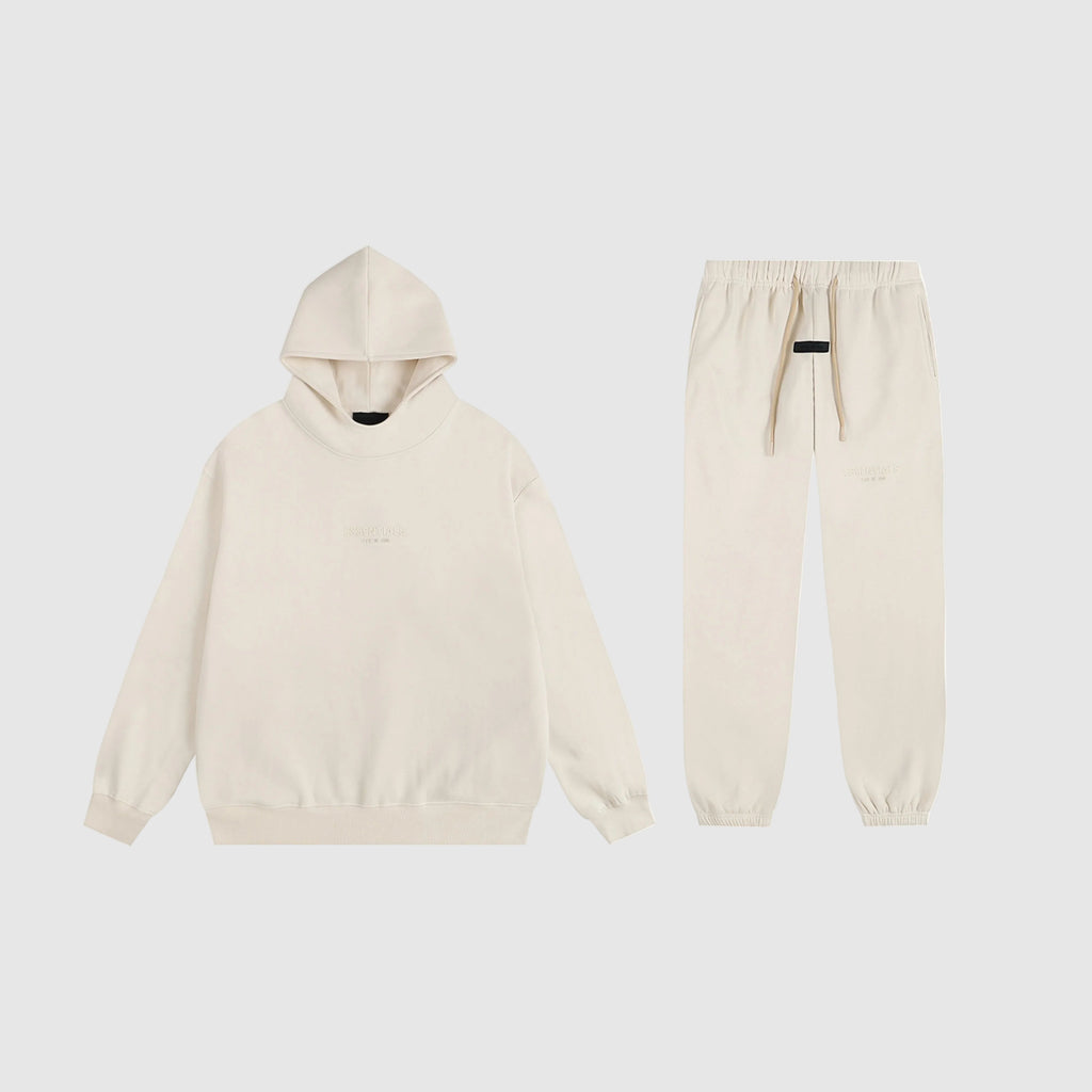 FOG Hooded ESSENTIALS Clothing Cloud Dance Long Sleeve Tracksuit 1