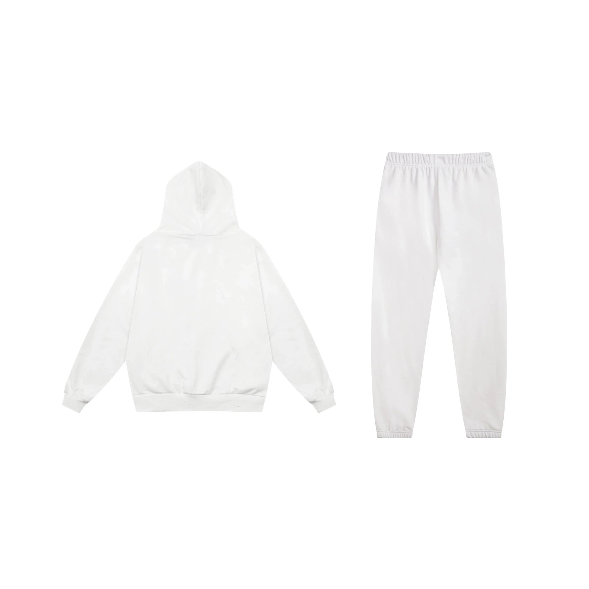 Essentials tracksuit eggshell angled view relaxed fit set