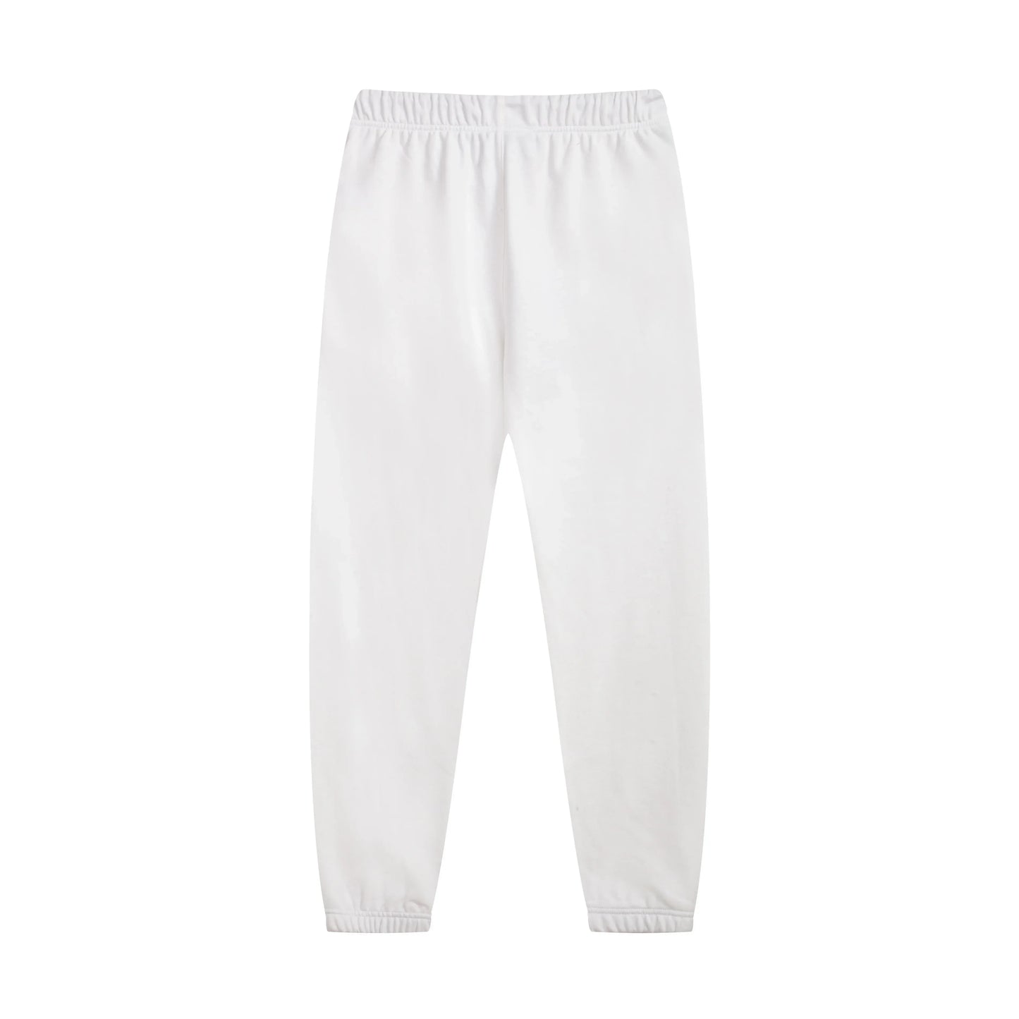Fear of God Essentials eggshell tracksuit back view hoodie and joggers