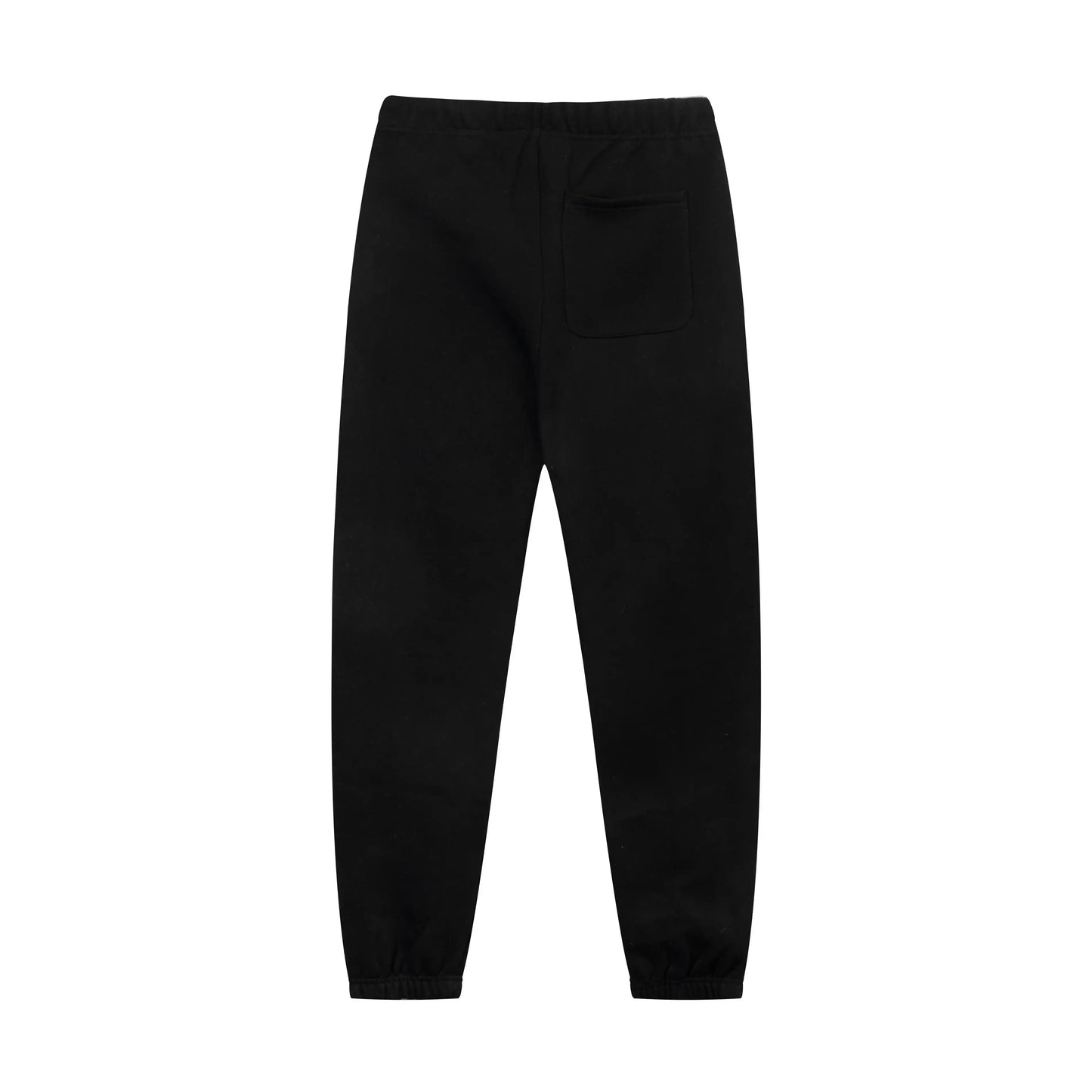 Fear of God Essentials black tracksuit back view zip hoodie and joggers