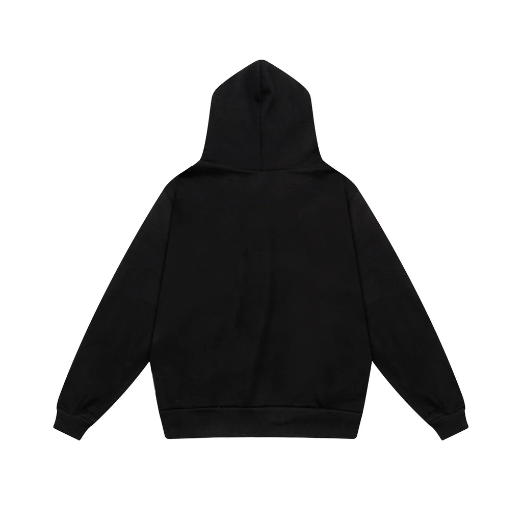 FOG Hooded Sweatshirt ESSENTIALS Clothing Black Long Sleeve Tracksuit 4