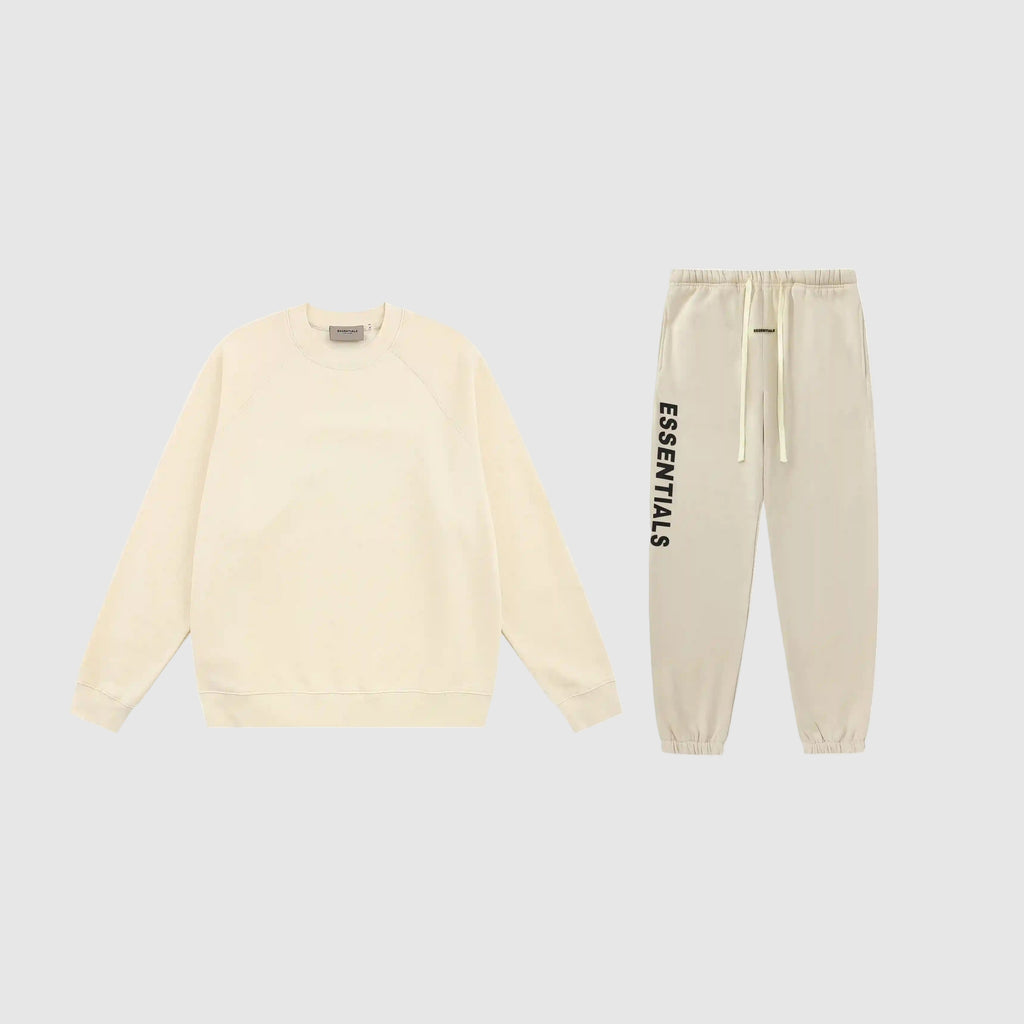 FOG Pure Sweatshirt ESSENTIALS Clothing Light Cream Long Sleeve Tracksuit 1