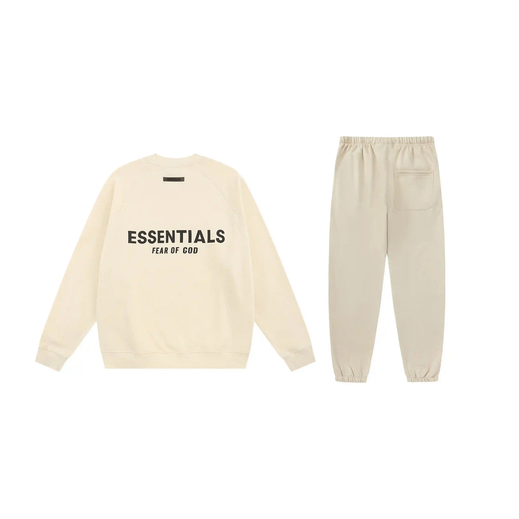 FOG Pure Sweatshirt ESSENTIALS Clothing Light Cream Long Sleeve Tracksuit 2