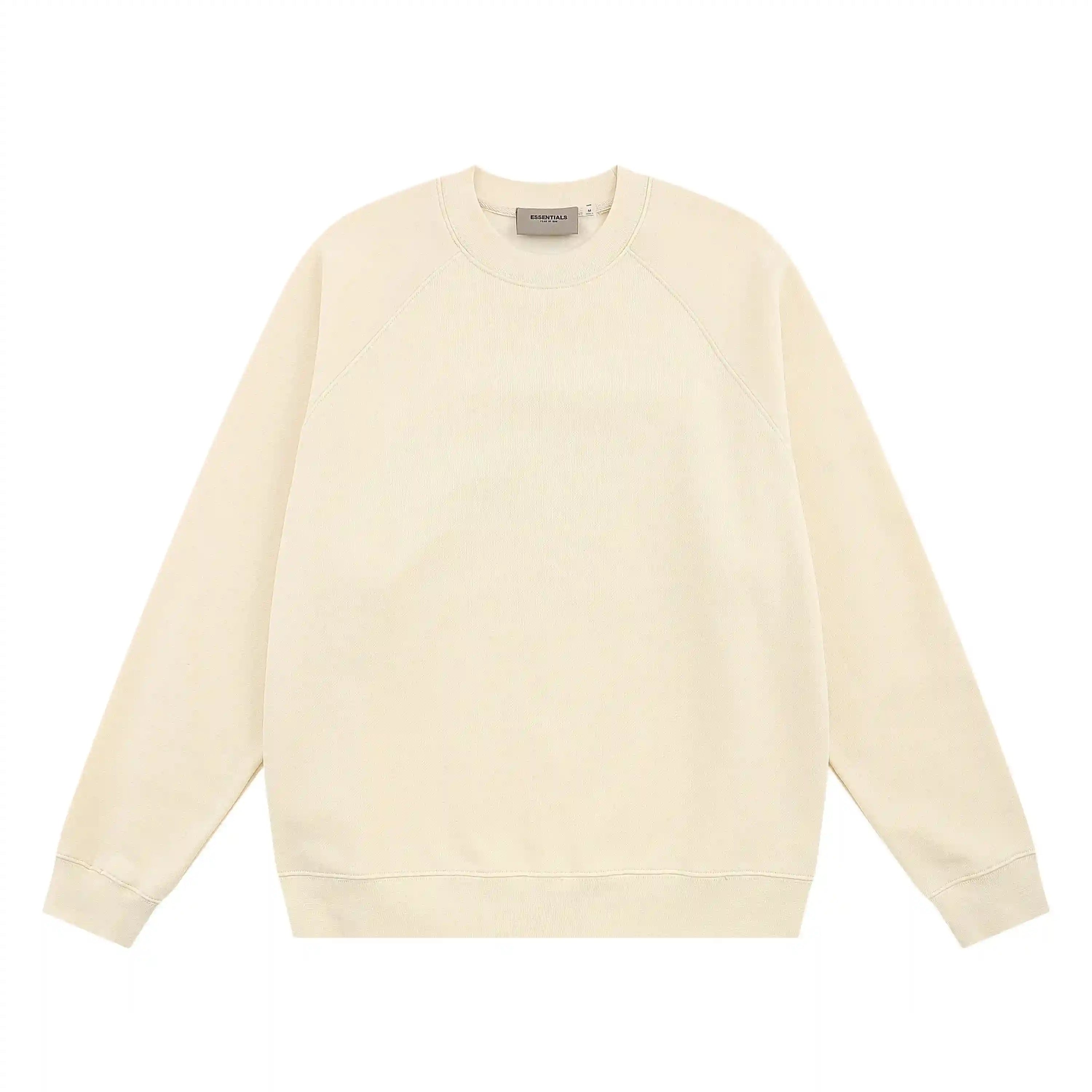 FOG Pure Sweatshirt ESSENTIALS Clothing Light Cream Long Sleeve Tracksuit 3