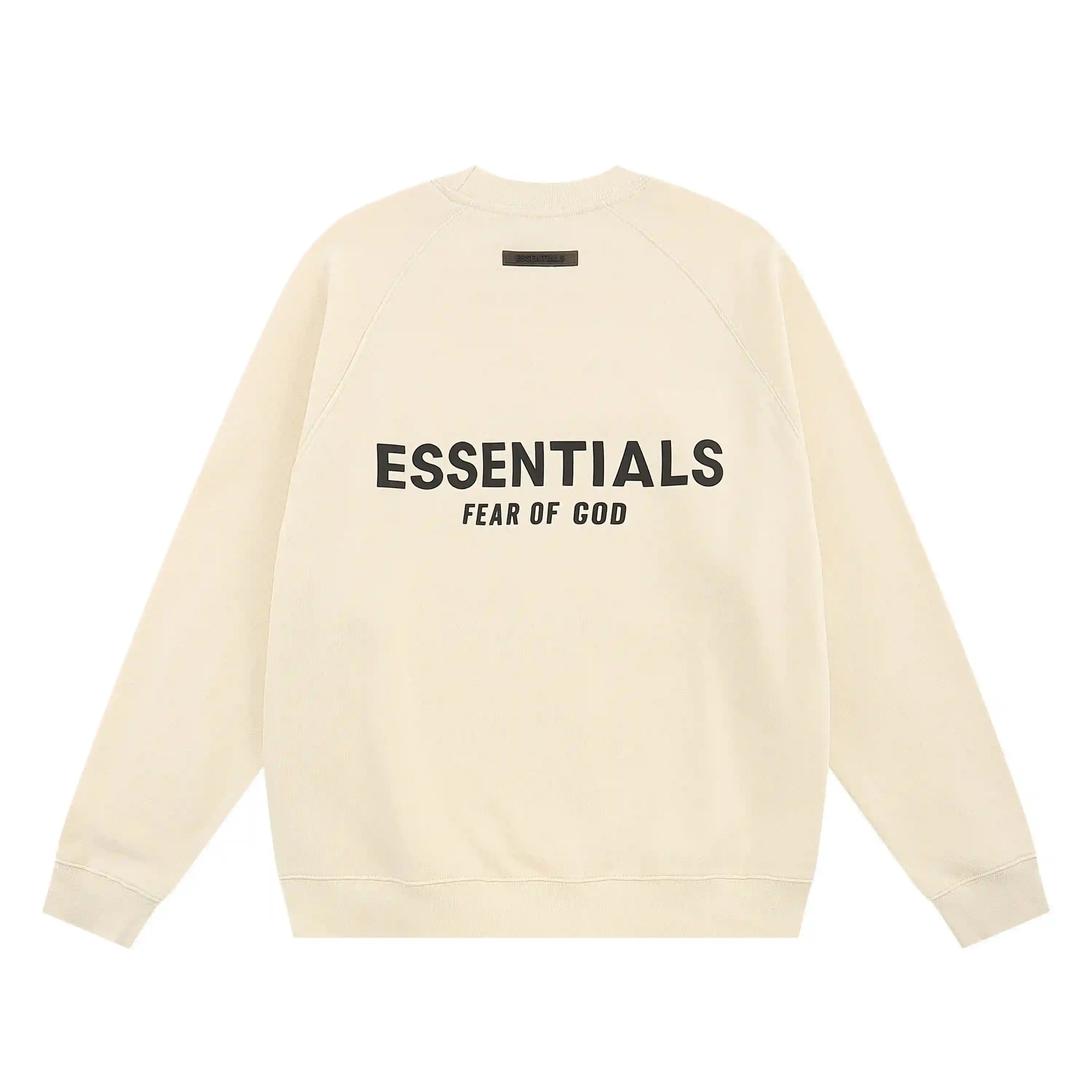 FOG Pure White ESSENTIALS Clothing Light Cream Long Sleeve Tracksuit 4