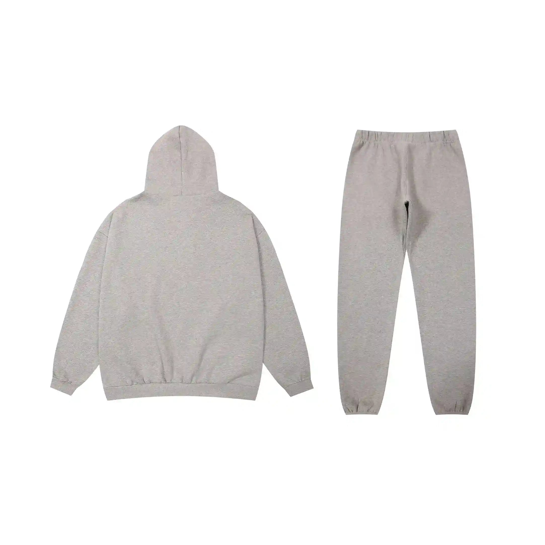 FOG Stylish ESSENTIALS Clothing Dark Heather Oatmeal Longsleeve Tracksuit 2