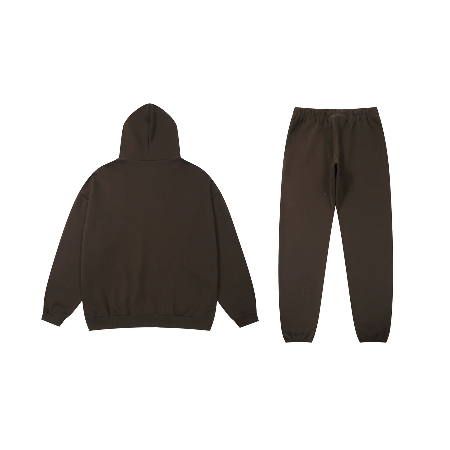 Essentials tracksuit english walnut angled view relaxed fit set