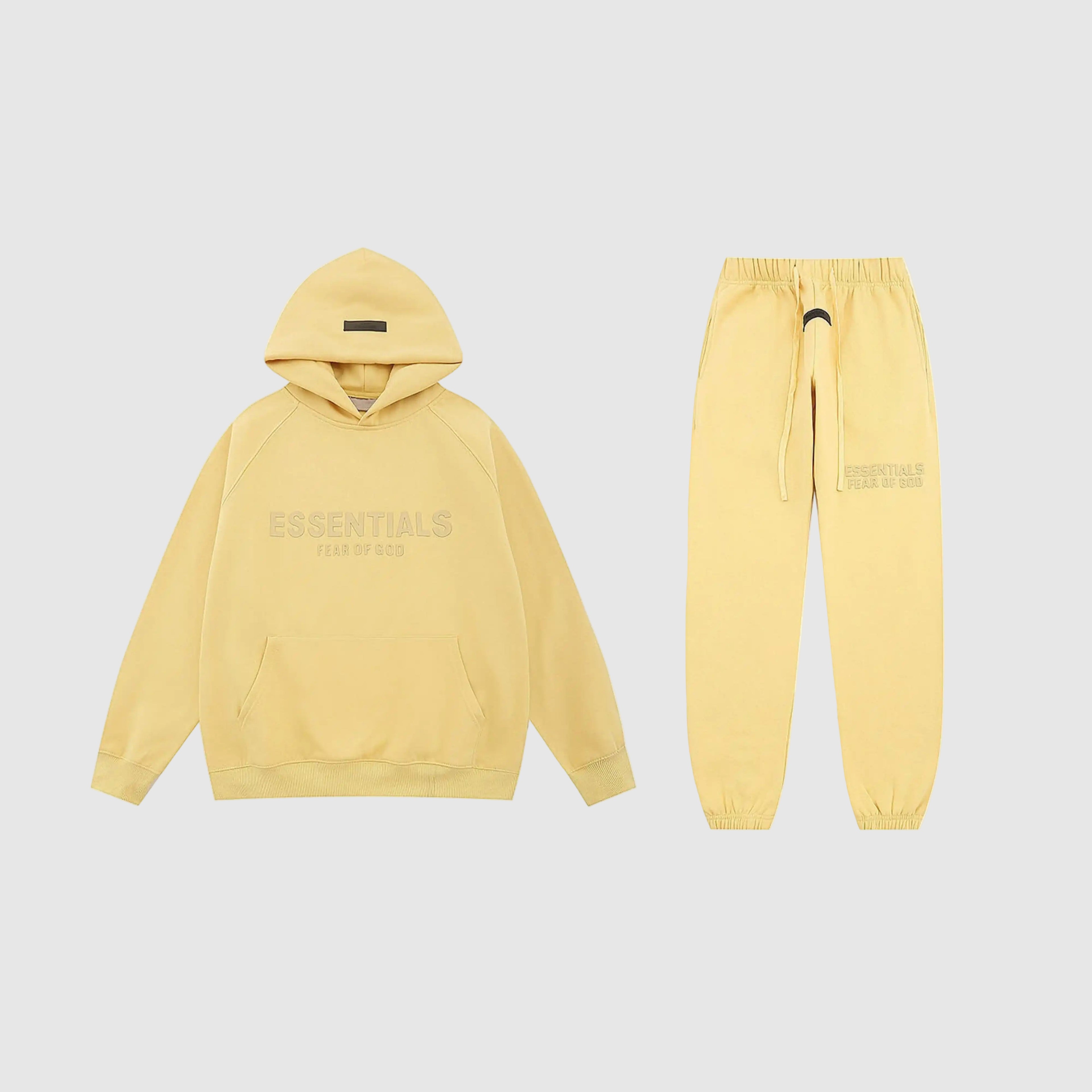 FOG Stylish ESSENTIALS Clothing Garden Yellow Long Sleeve Tracksuit 1