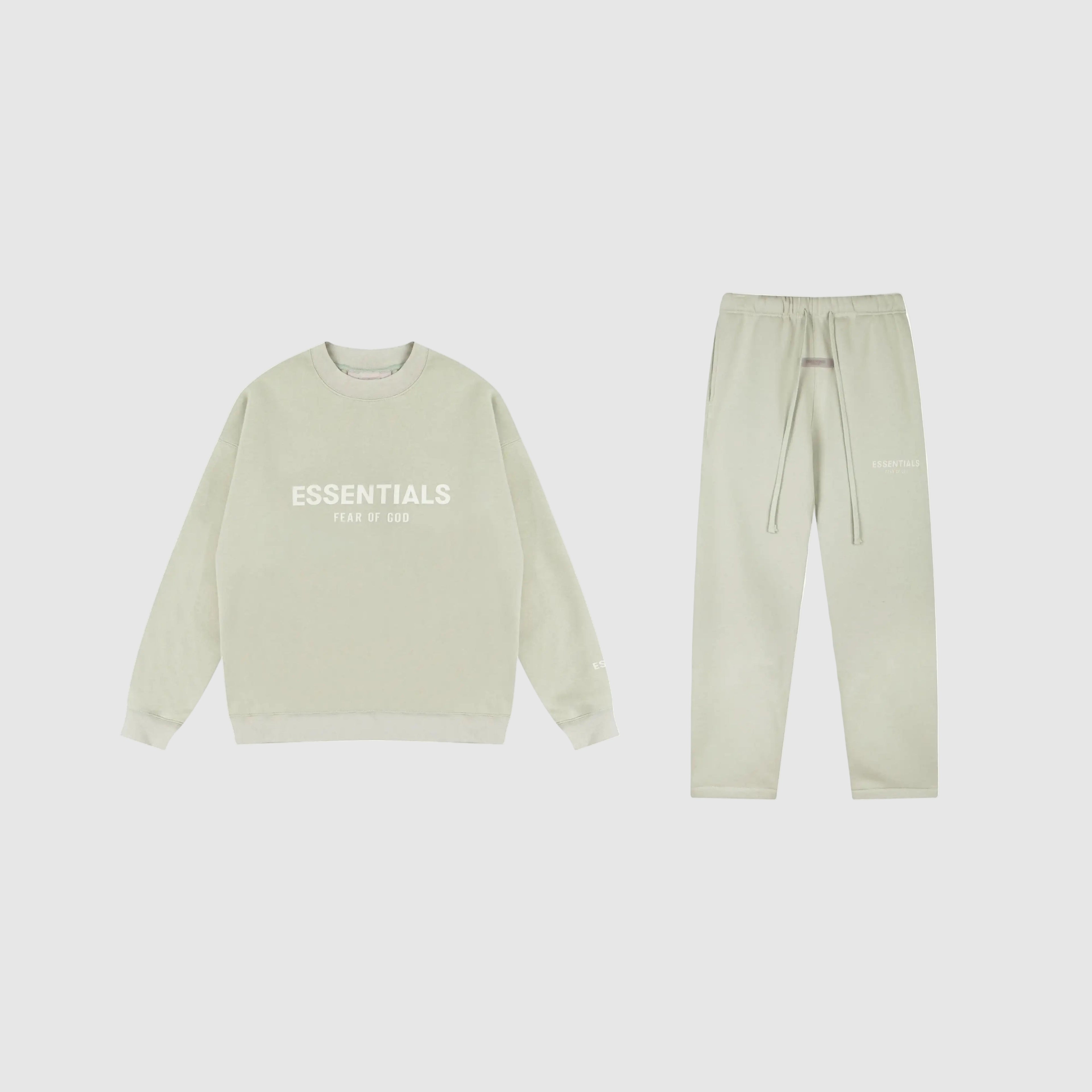 FOG Sweatshirt ESSENTIALS Clothing Ash Grey Long Sleeve Tracksuit 1