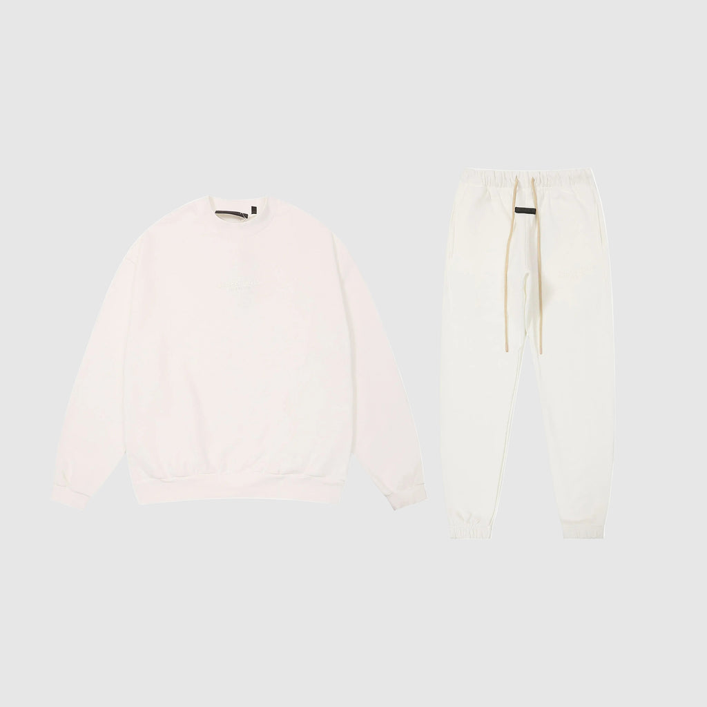FOG Sweatshirt ESSENTIALS Clothing Eggshell Long Sleeve Tracksuit 1