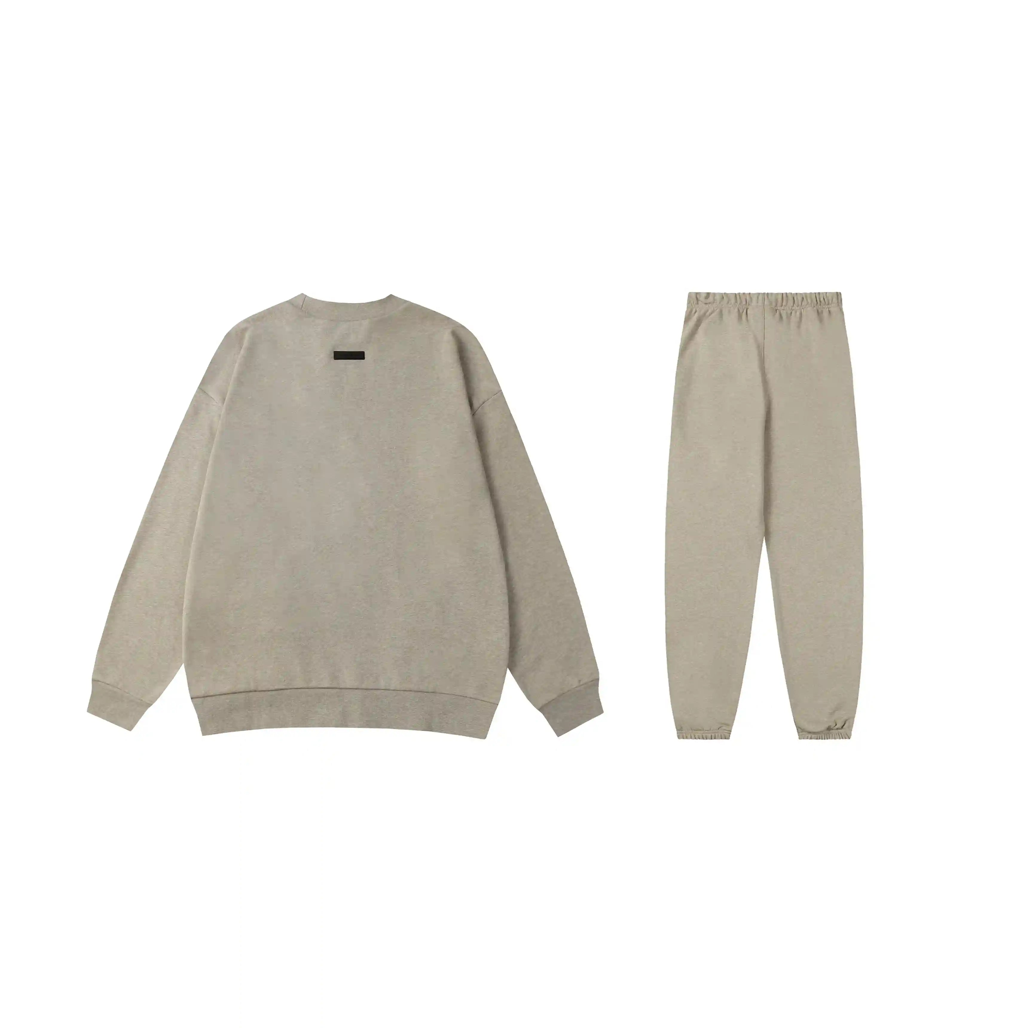 FOG Sweatshirt ESSENTIALS Clothing Heathered Grey Long Sleeve Tracksuit 2