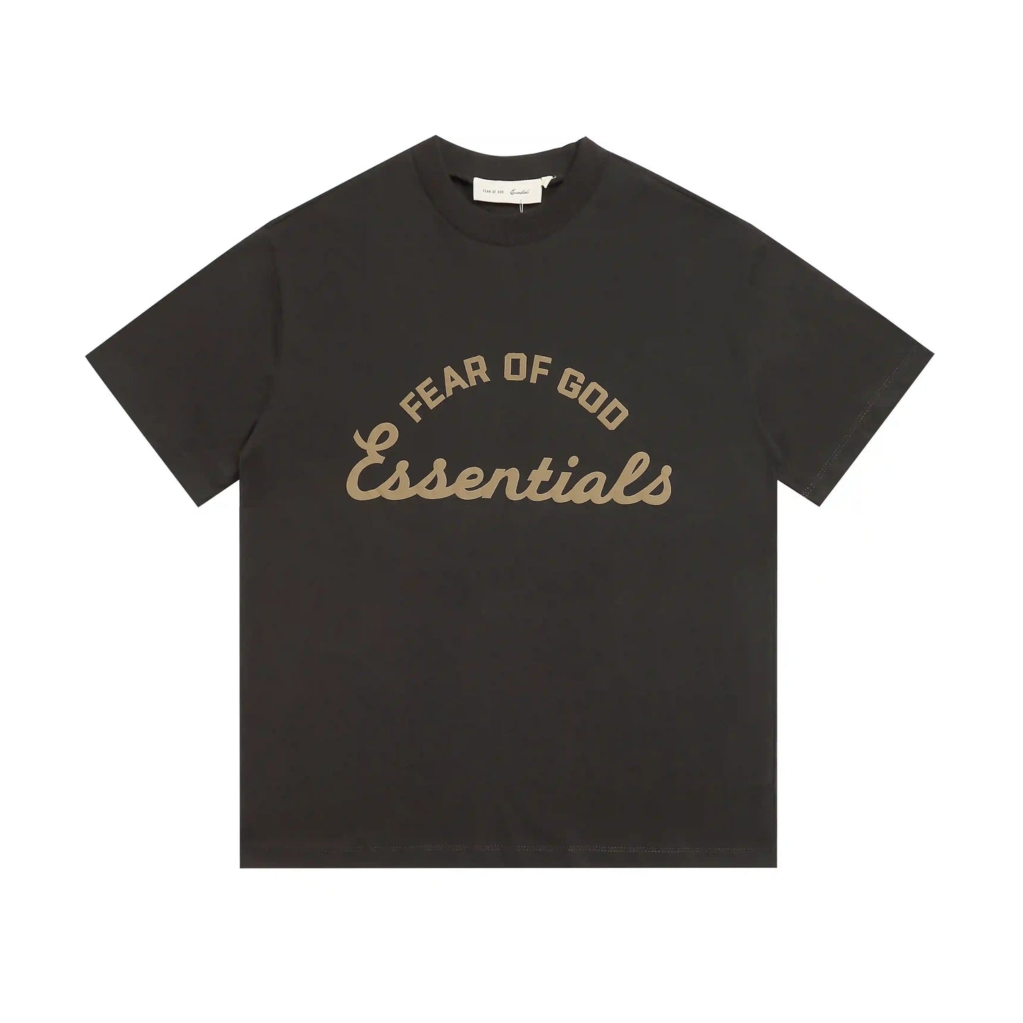 Fear Of God ESSENTIALS Signature Light Black T-Shirt
