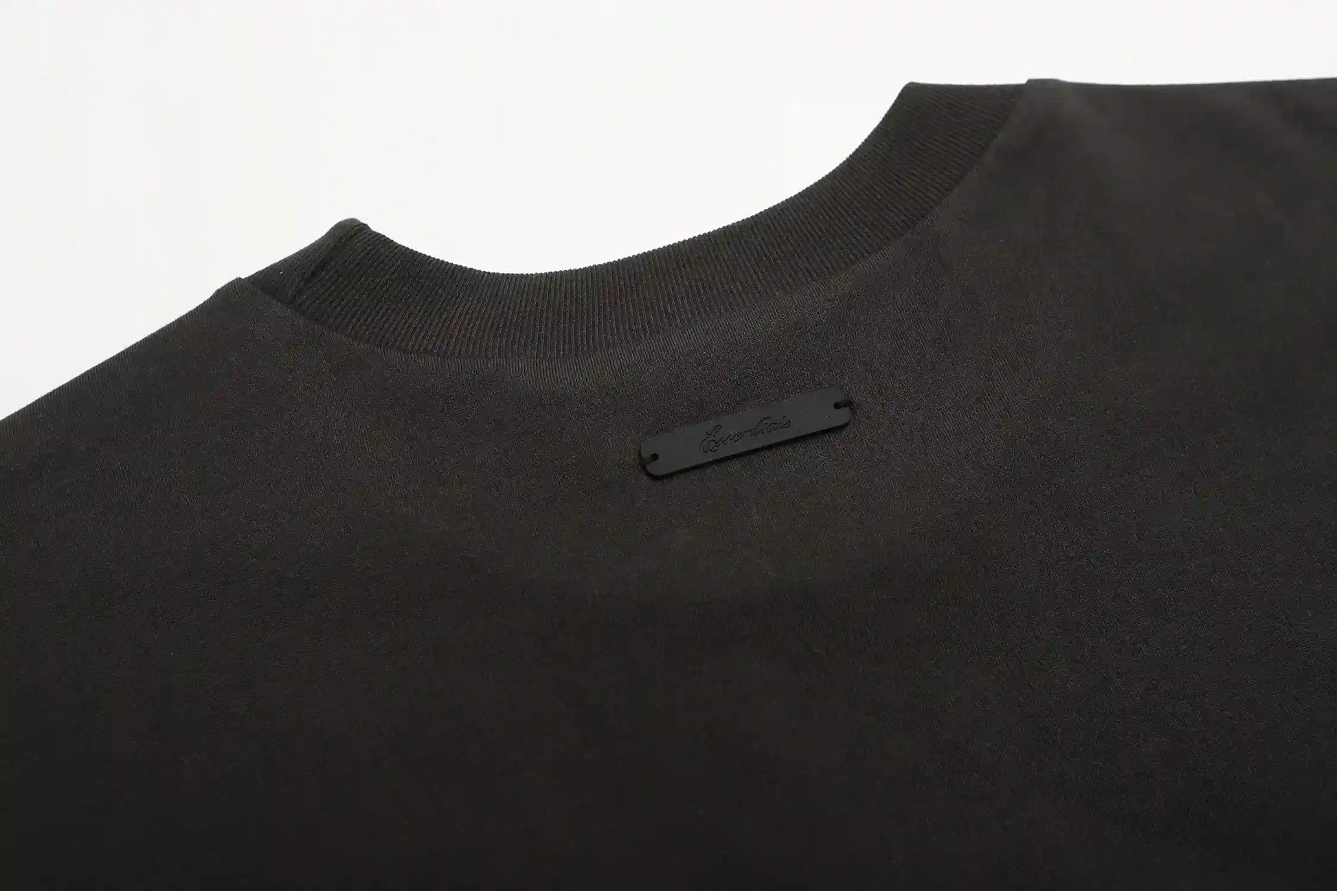 Fear Of God ESSENTIALS Signature Light Black T-Shirt