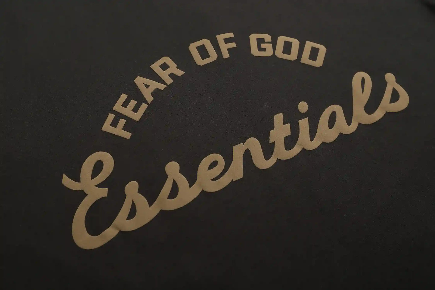 Fear Of God ESSENTIALS Signature Light Black T-Shirt
