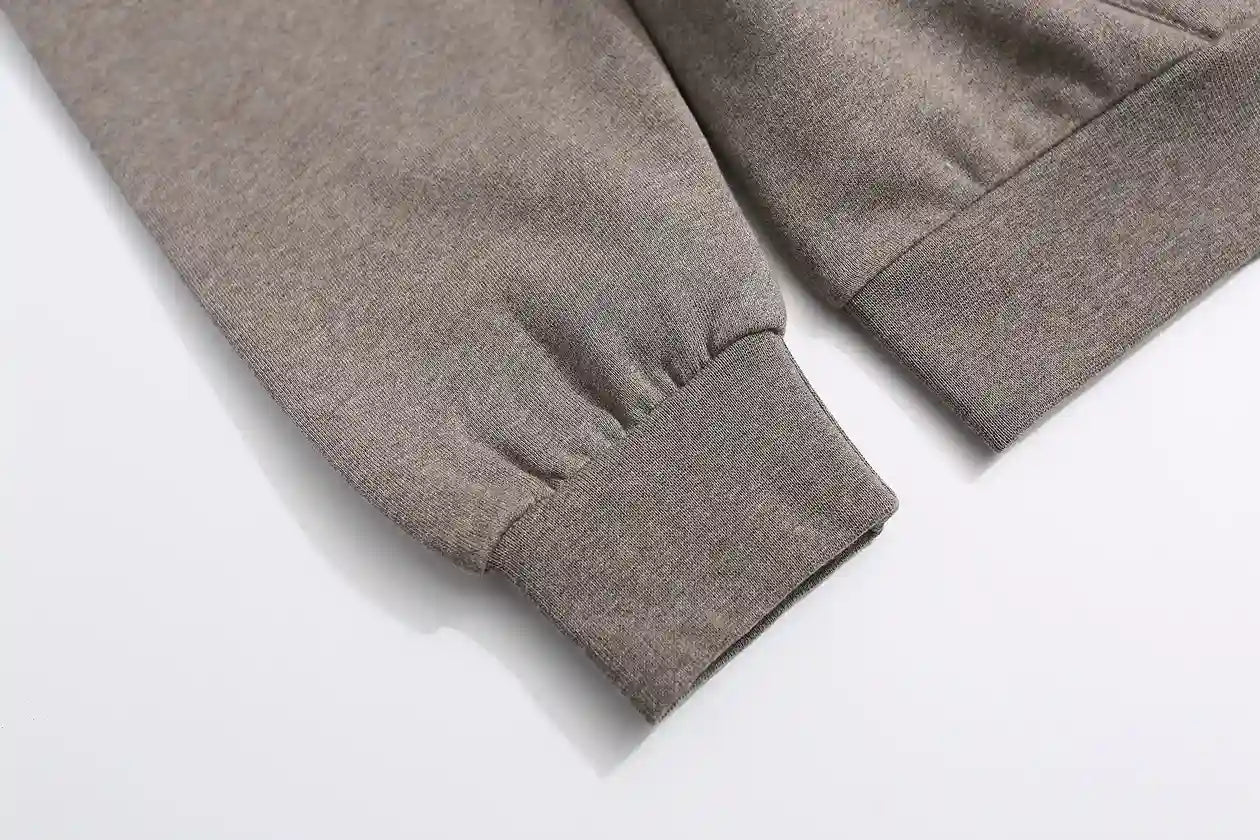 Fear Of God Essentials Clothing Dark Heathered Oatmeal Hoodies